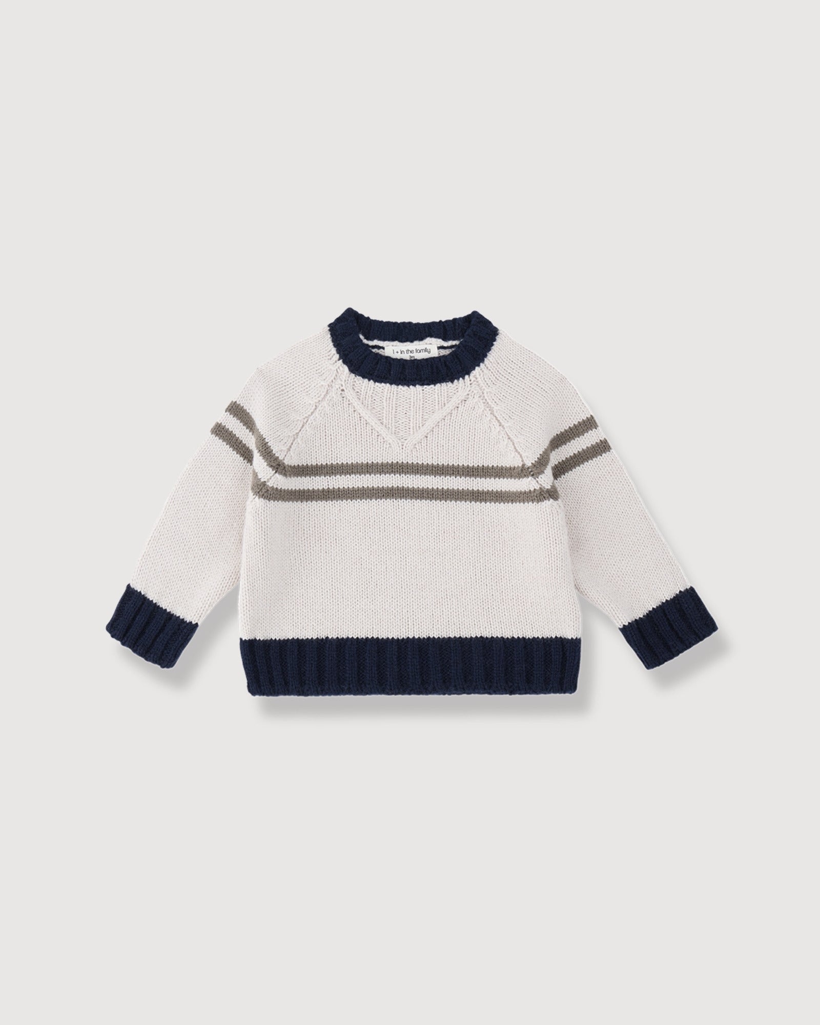 1+ IN THE FAMILY | maglione tricolor