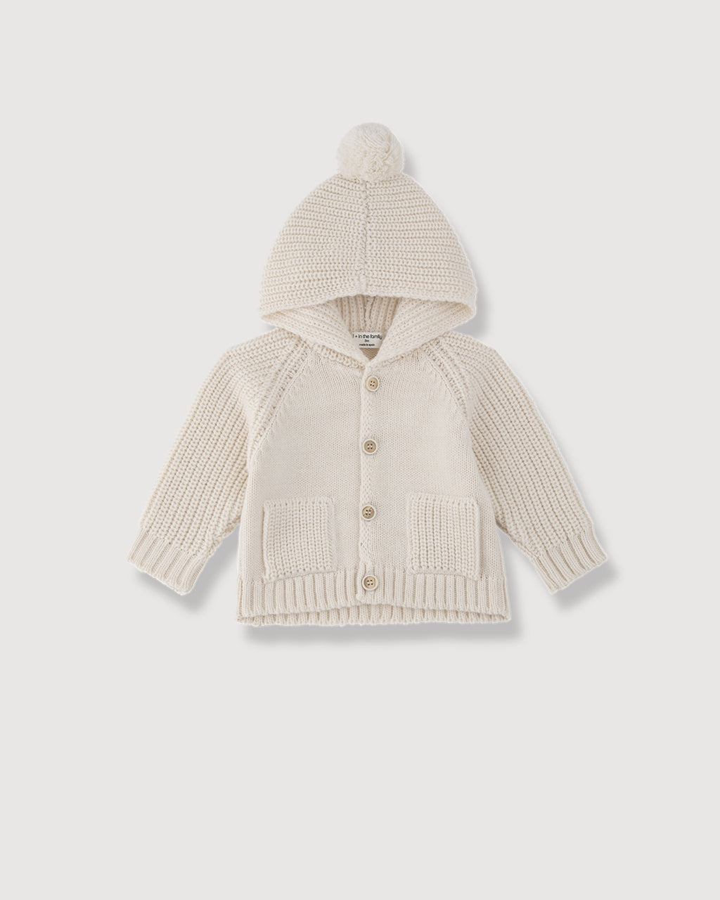 1+ IN THE FAMILY | cardigan cappuccio