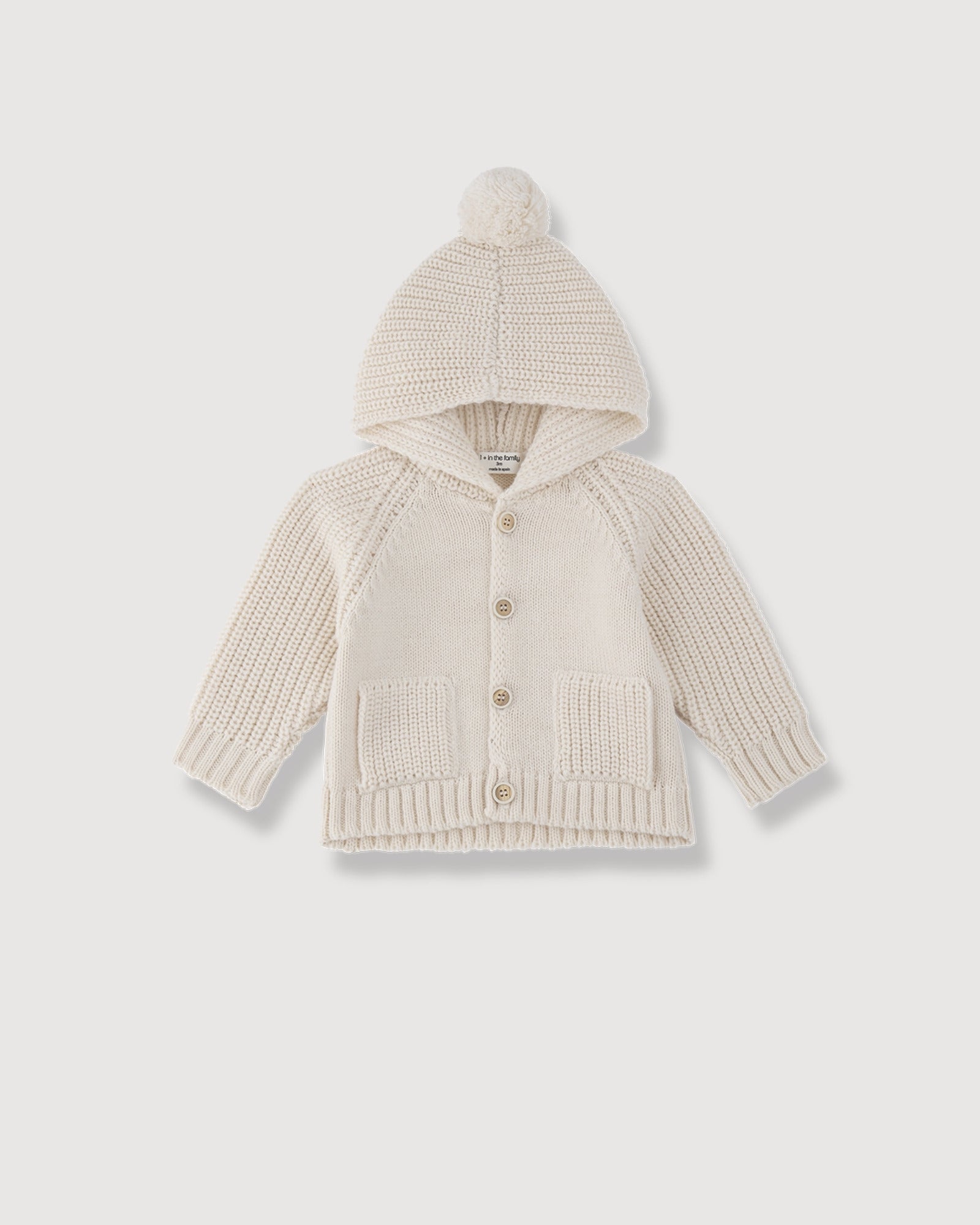 1+ IN THE FAMILY | cardigan cappuccio