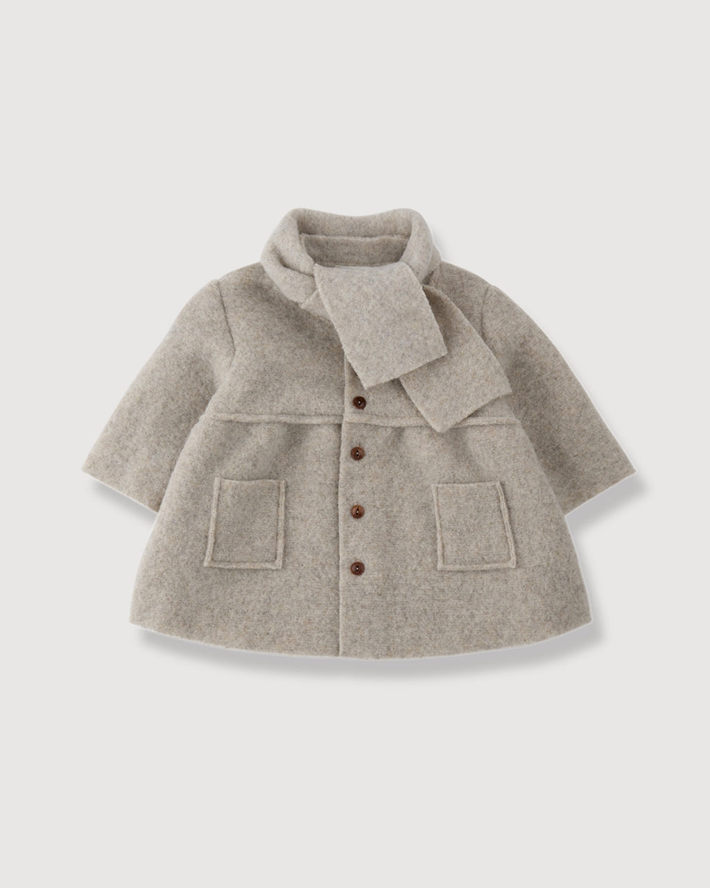 1+ IN THE FAMILY | cappotto sciarpa