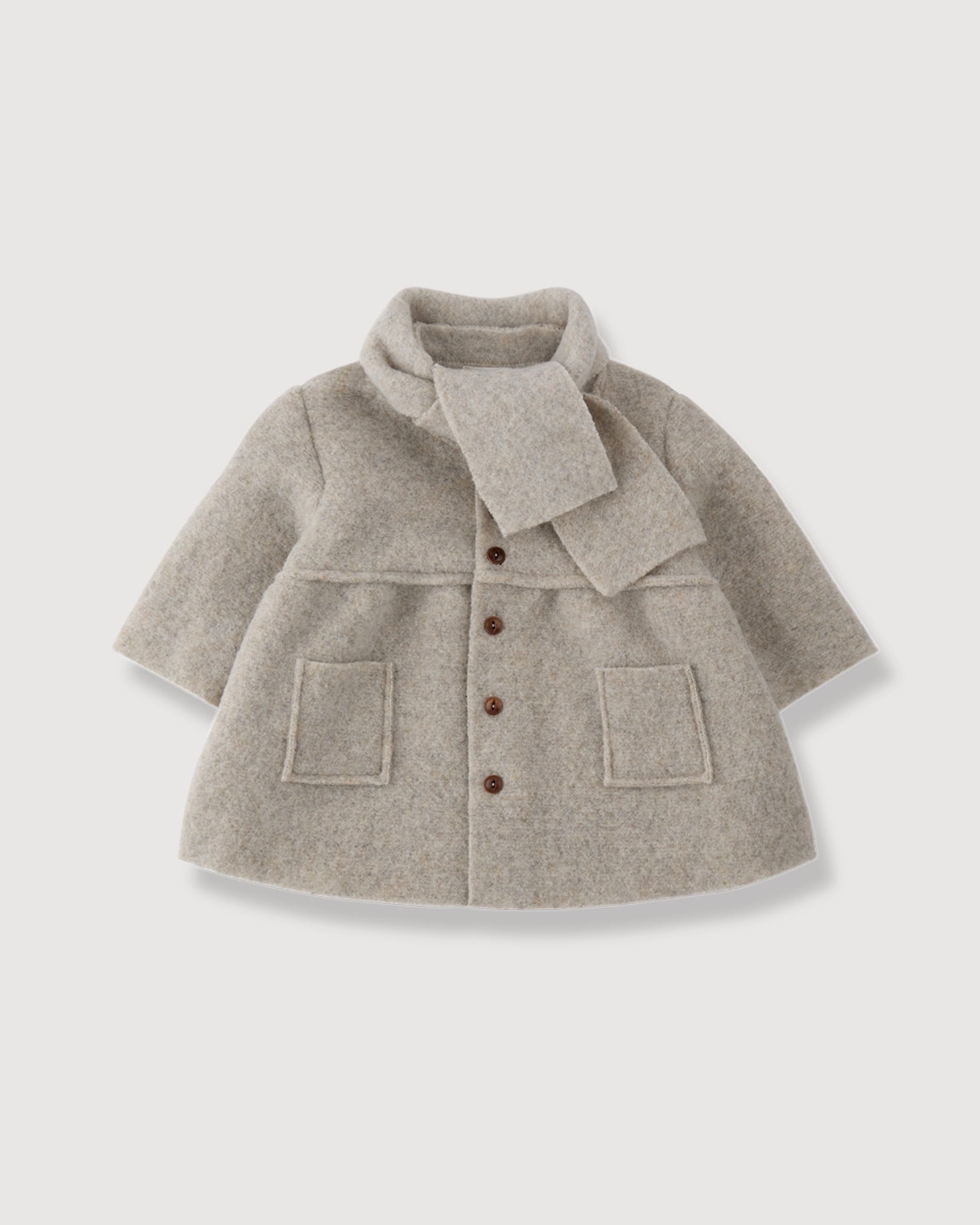 1+ IN THE FAMILY | cappotto sciarpa