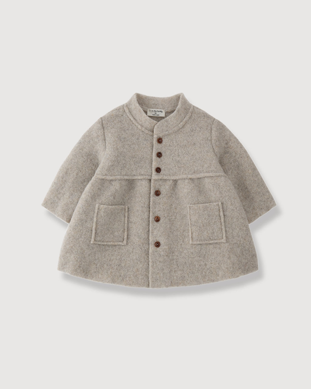 1+ IN THE FAMILY | cappotto sciarpa