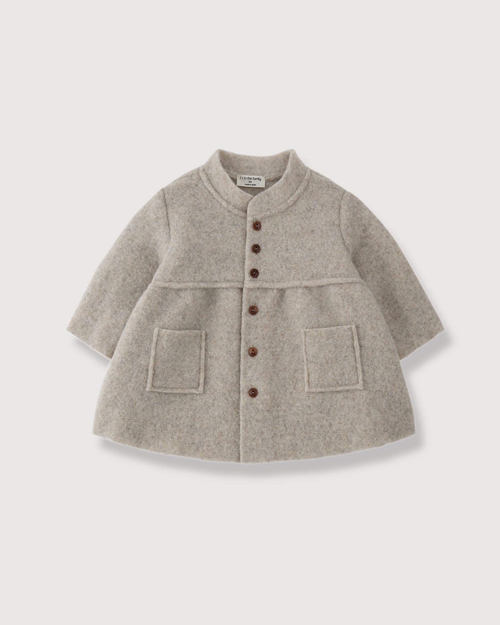1+ IN THE FAMILY | cappotto sciarpa