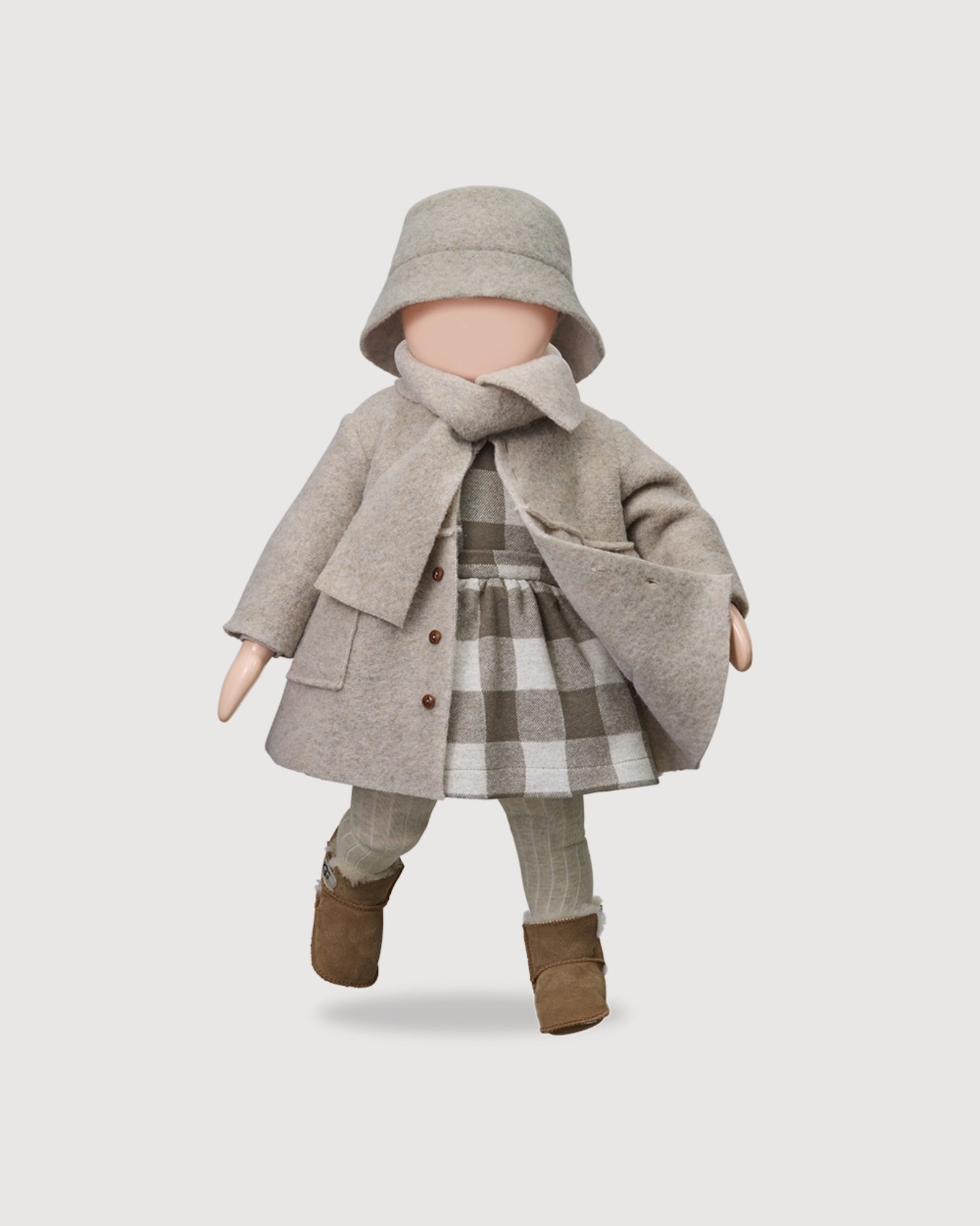 1+ IN THE FAMILY | cappotto sciarpa