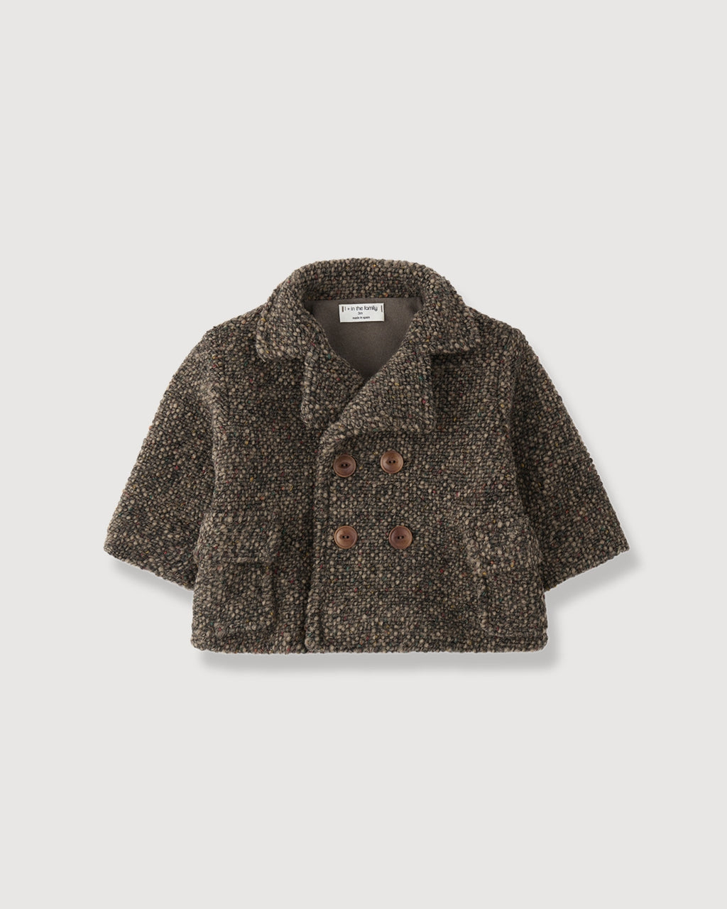 1+ IN THE FAMILY | cappotto doppiopetto