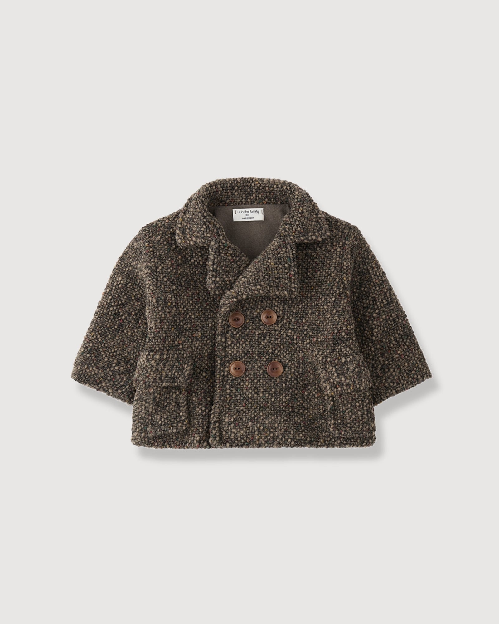 1+ IN THE FAMILY | cappotto doppiopetto