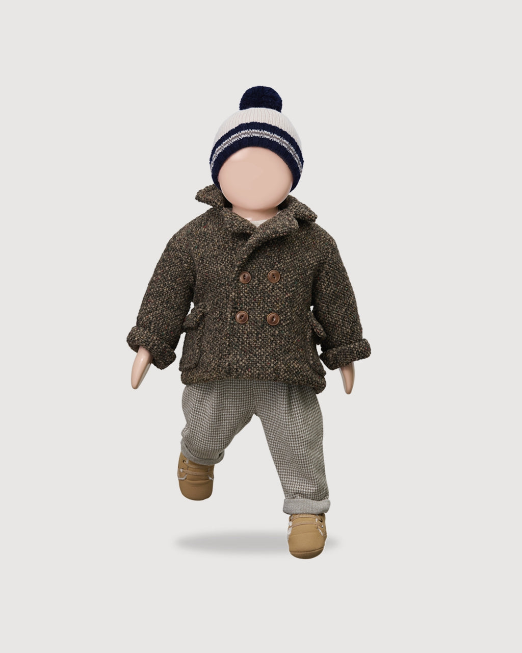 1+ IN THE FAMILY | cappotto doppiopetto