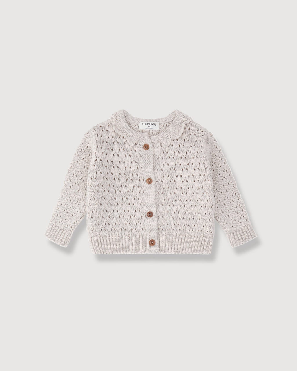 1+ IN THE FAMILY | cardigan traforata