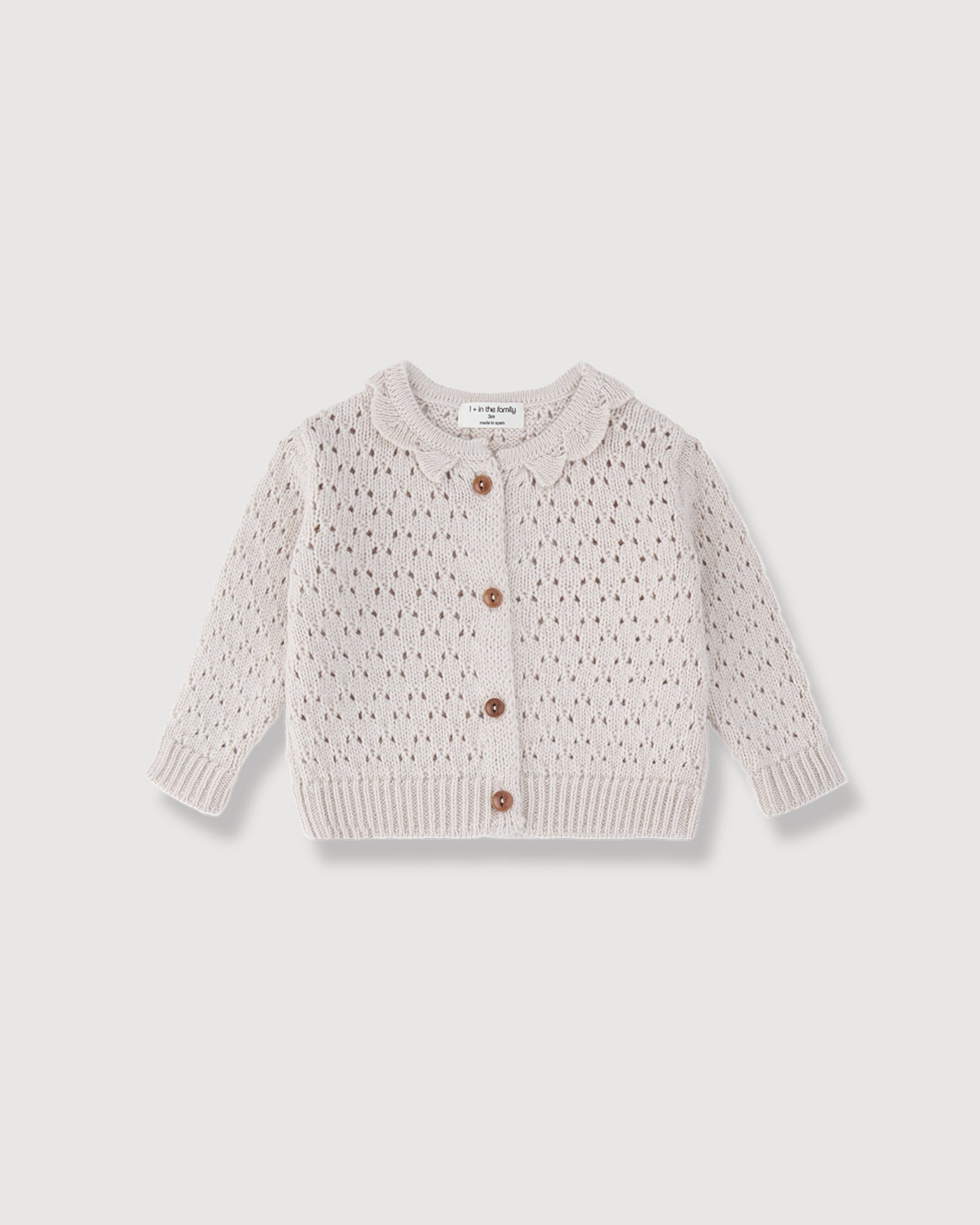 1+ IN THE FAMILY | cardigan traforata
