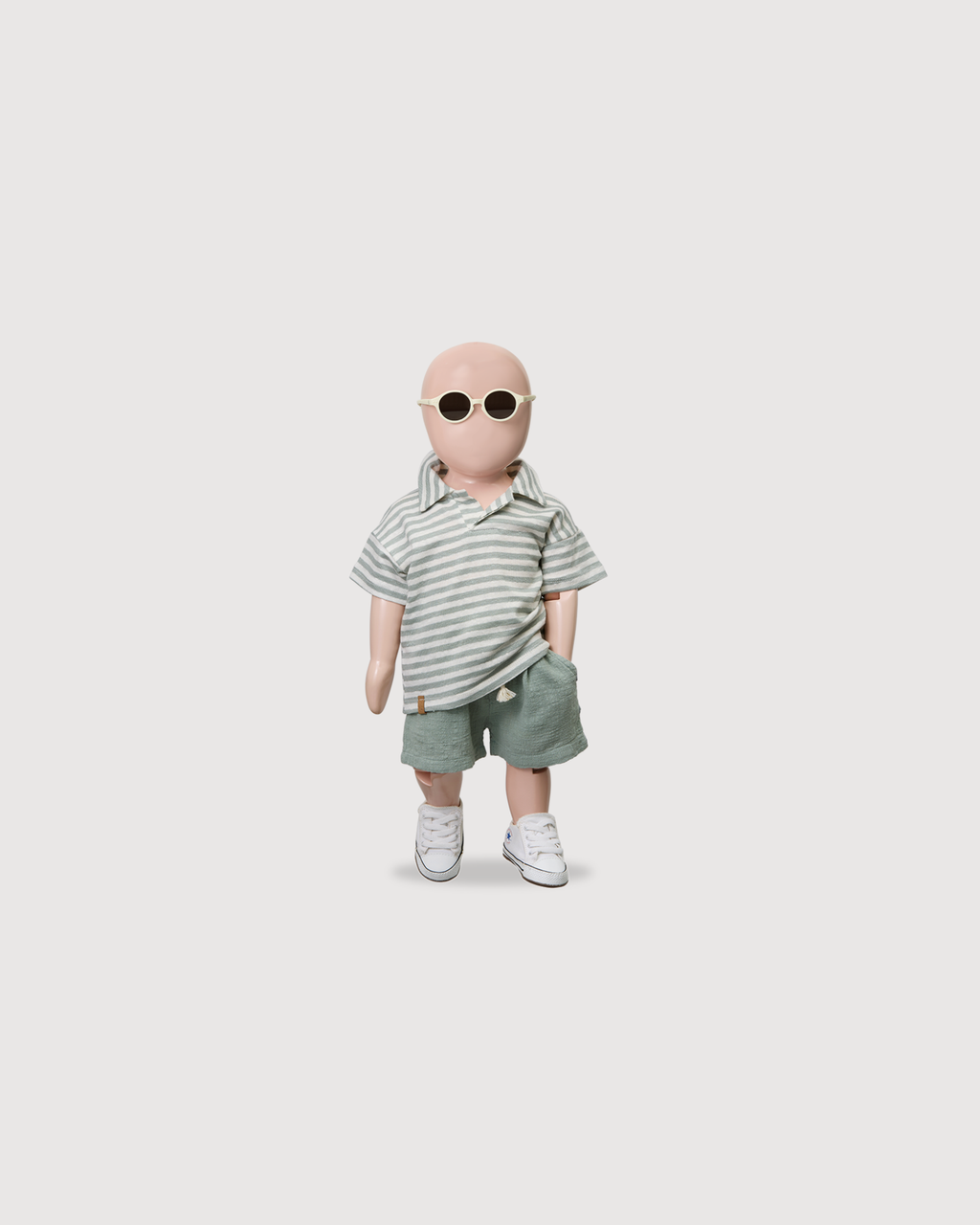 1+ IN THE FAMILY | pantaloncino goffrato