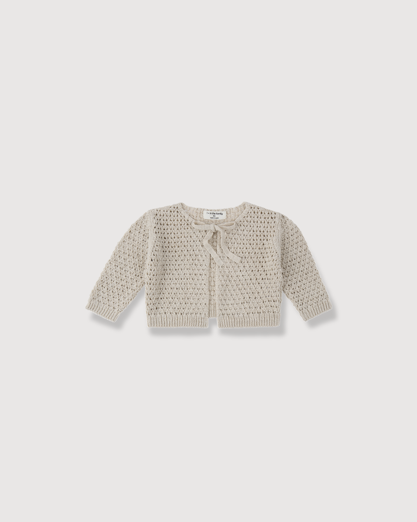 1+ IN THE FAMILY | cardigan traforato