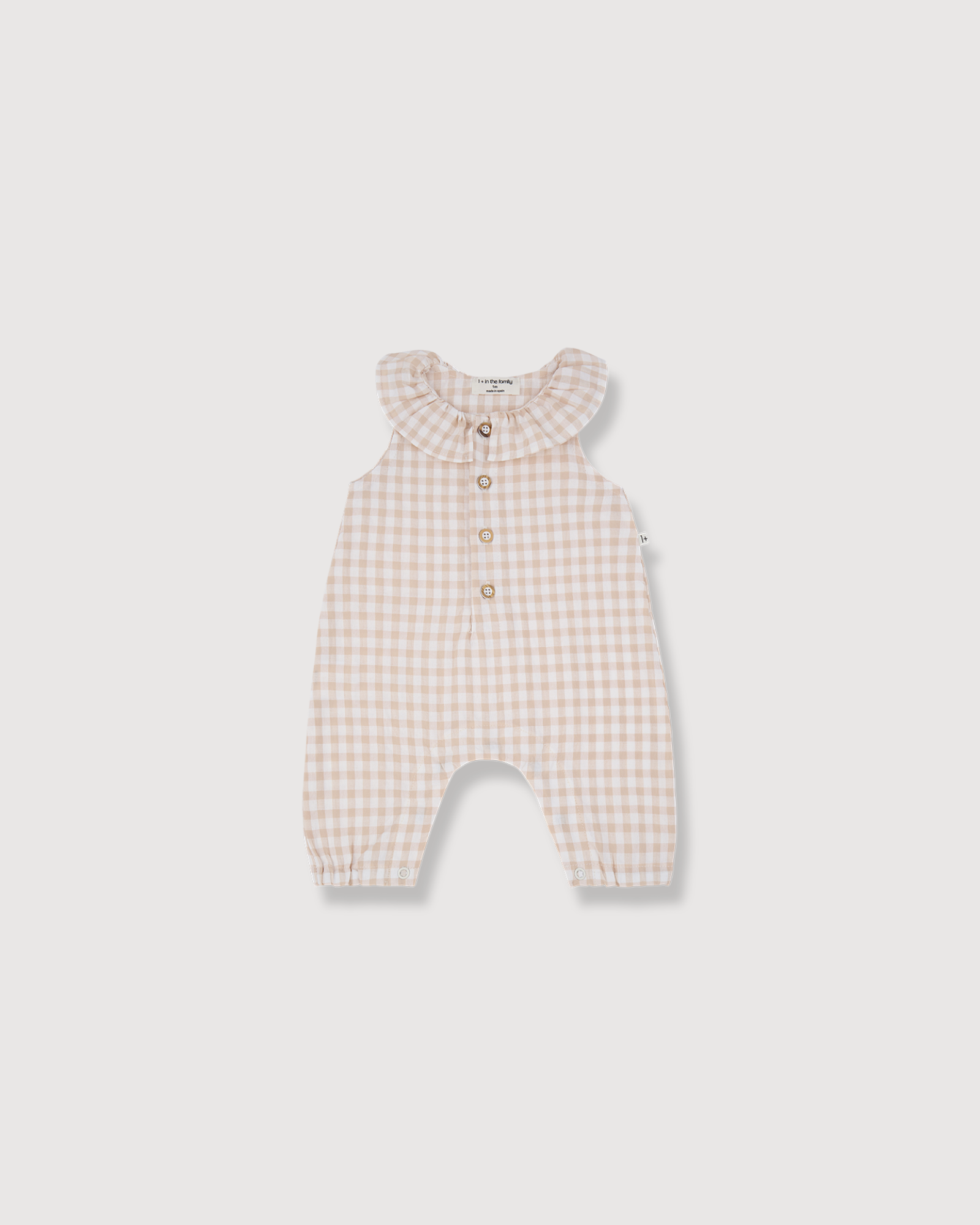 1+ IN THE FAMILY | salopette a quadretti
