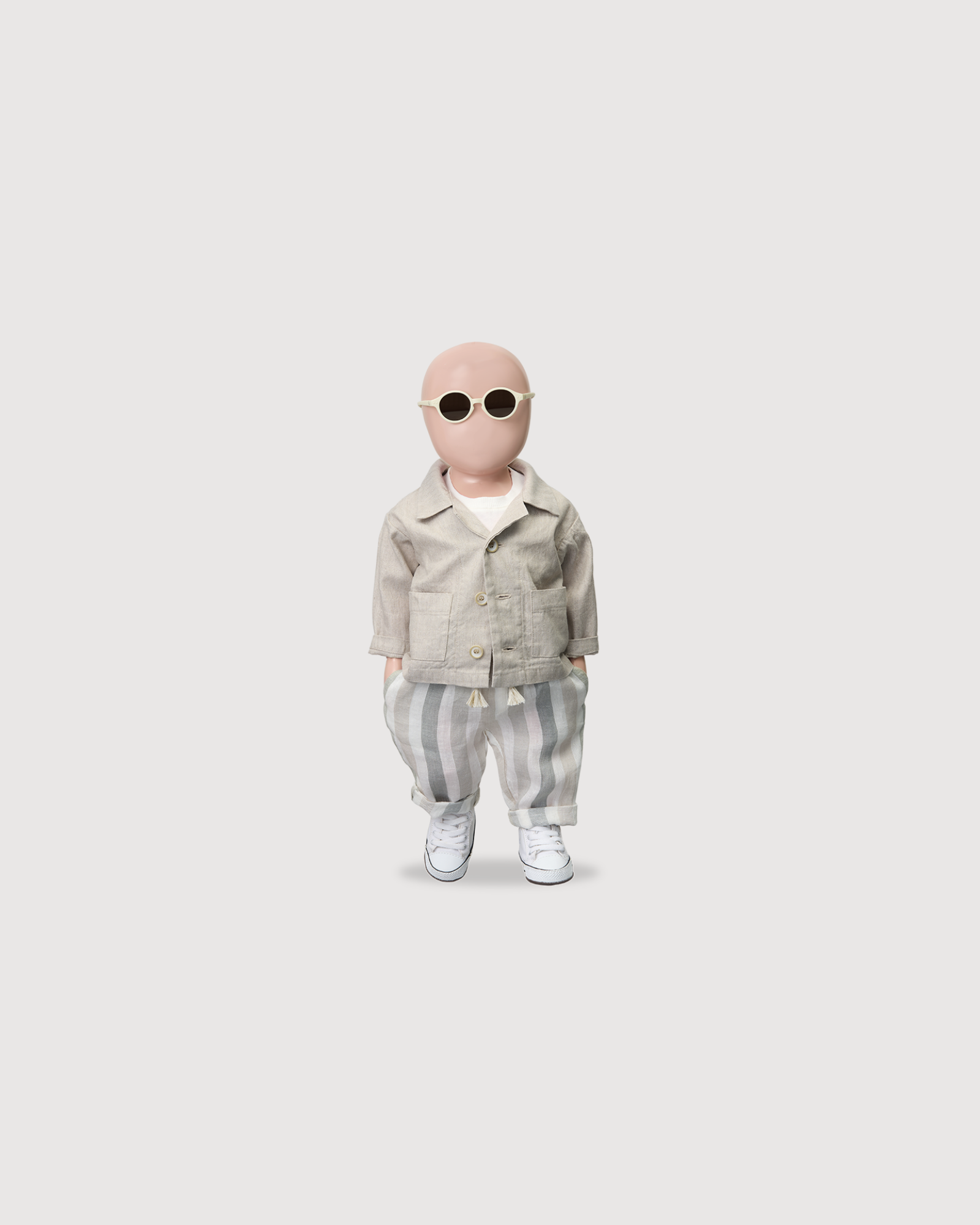 1+ IN THE FAMILY | pantaloni a righe