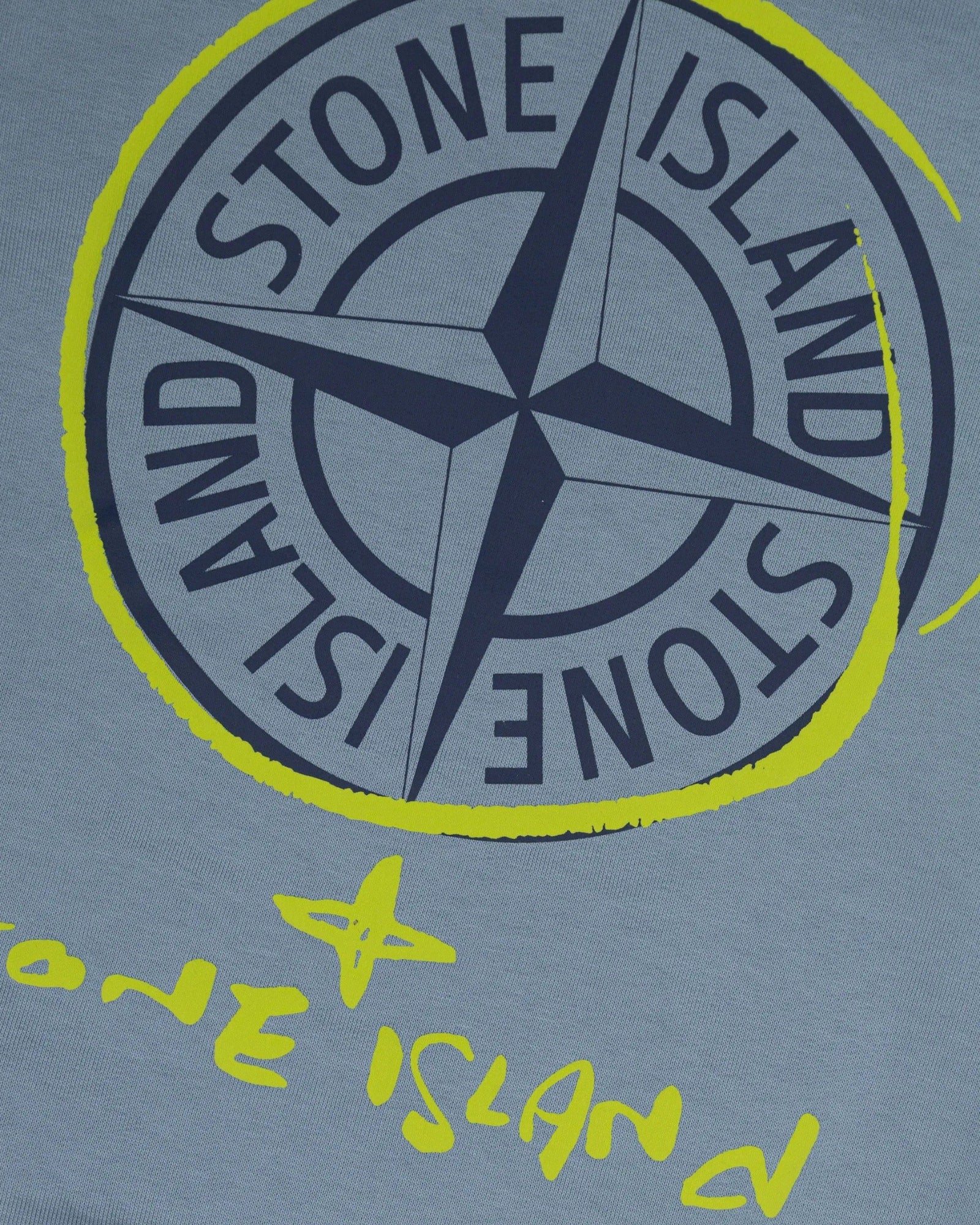 STONE ISALAND | felpa logo con stampa