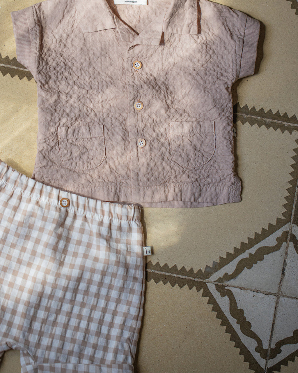 1+ IN THE FAMILY | pantaloncini a quadretti