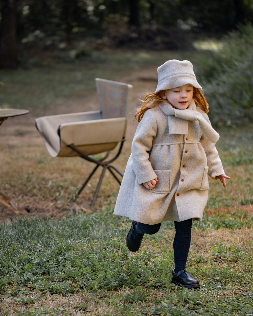 1+ IN THE FAMILY | cappotto sciarpa