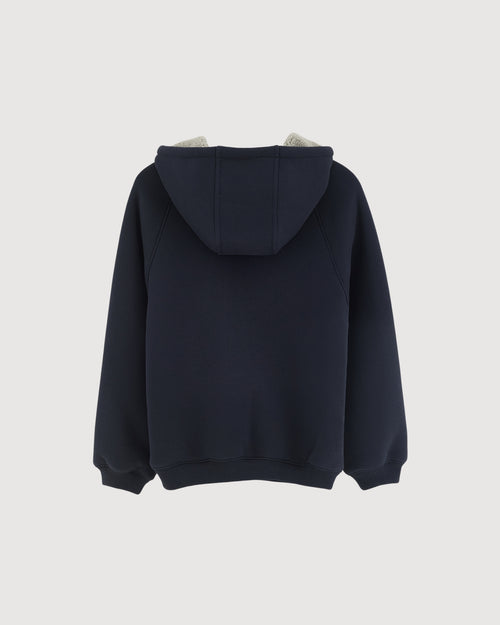 BELLEROSE | felpa zip e cappuccio