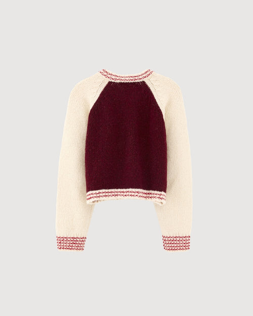 BELLEROSE | cardigan bicolor zip