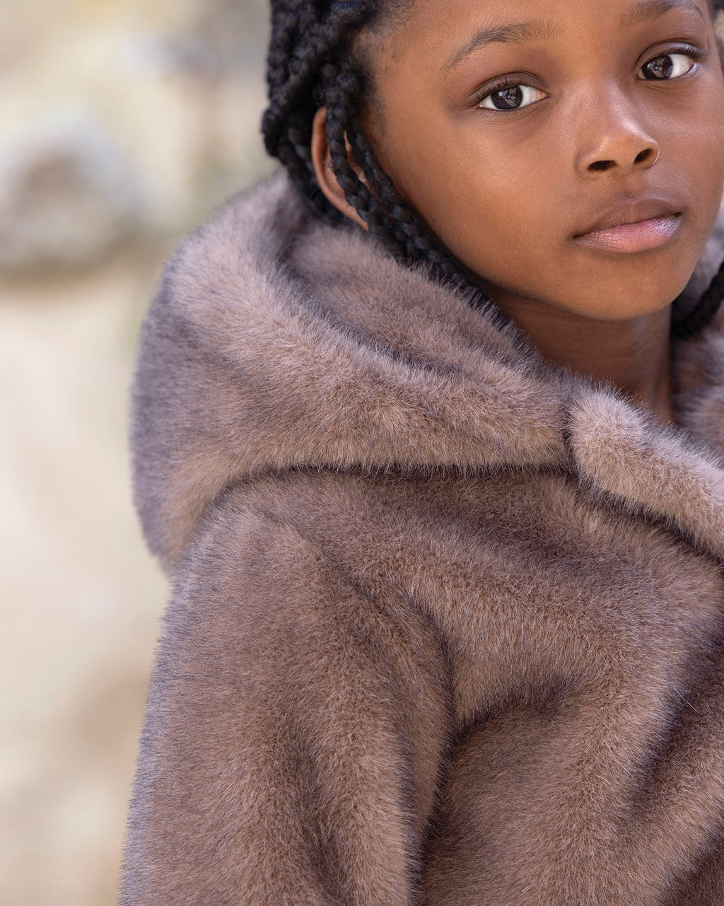 TARTINE ET CHOCOLAT | cappotto eco fur