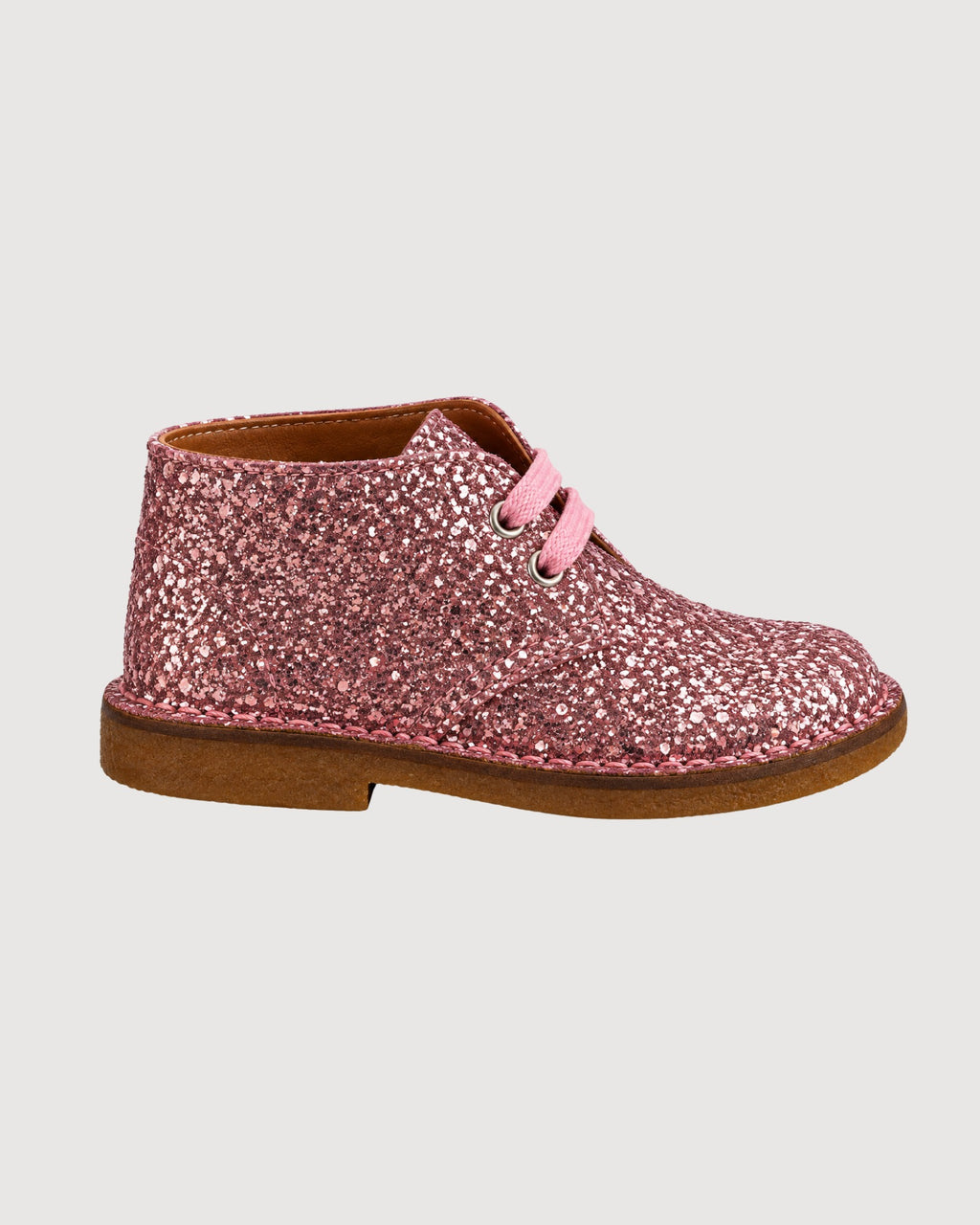 RAGAZZINI | polacchini stringati glitter