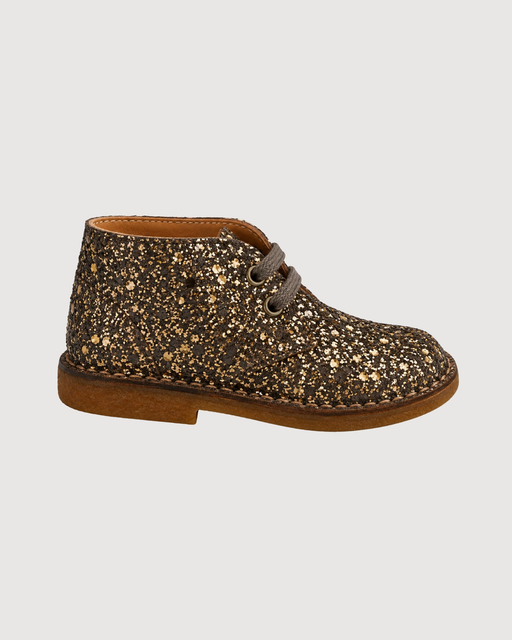 RAGAZZINI | polacchini stringati glitter