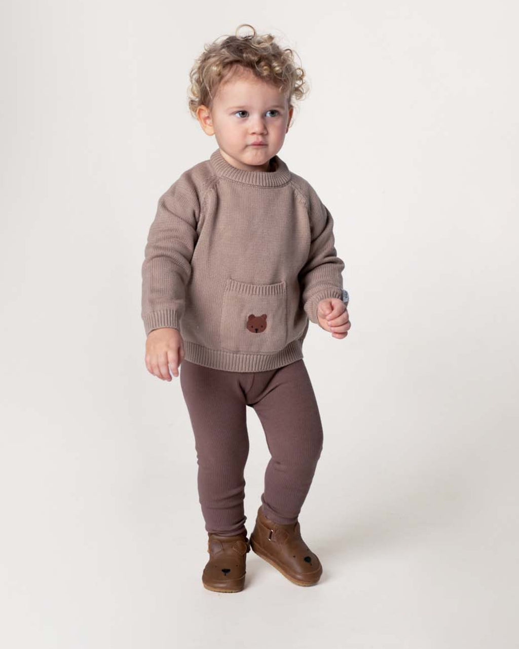 DONSJE | maglione tasca orso