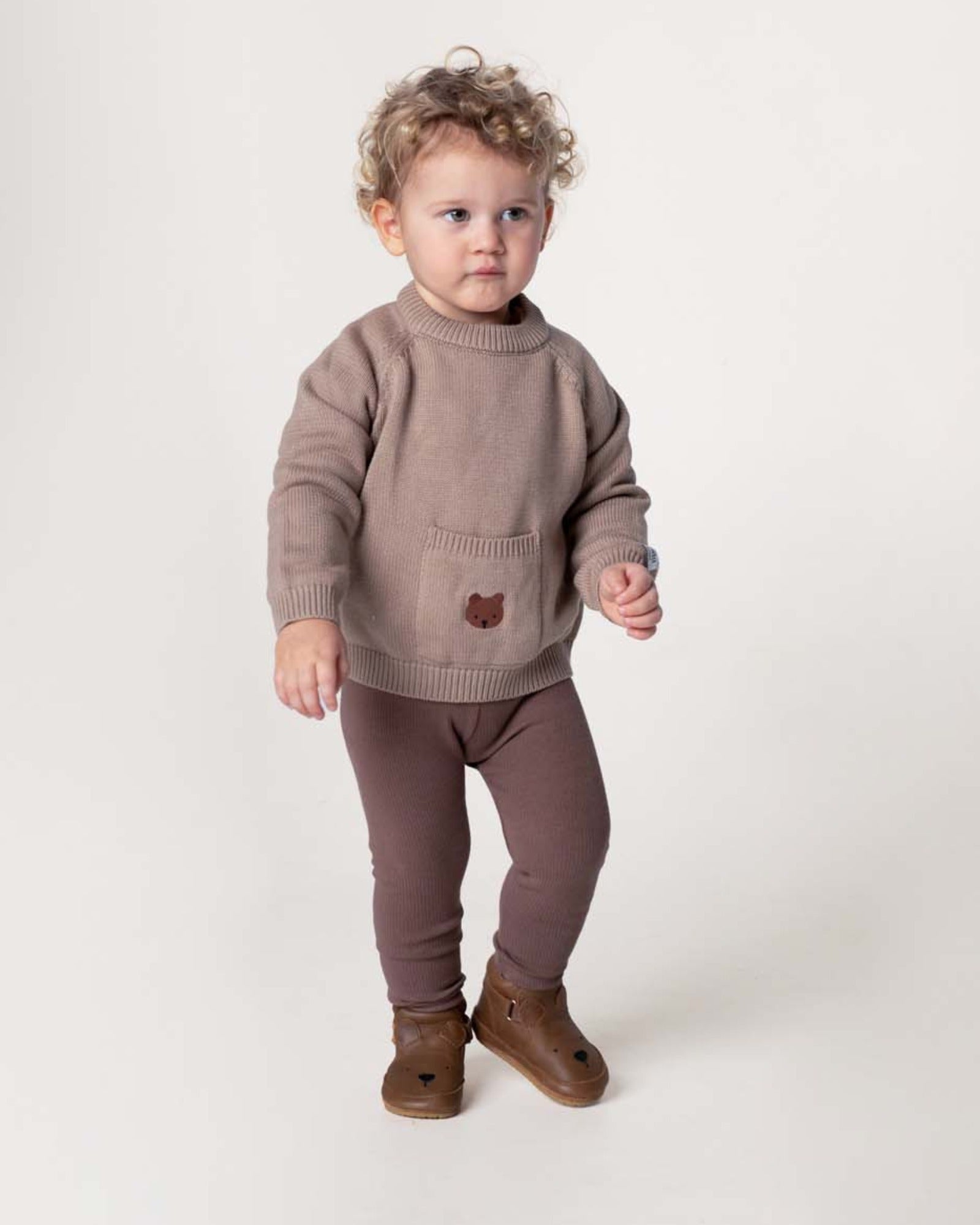 DONSJE | maglione tasca orso