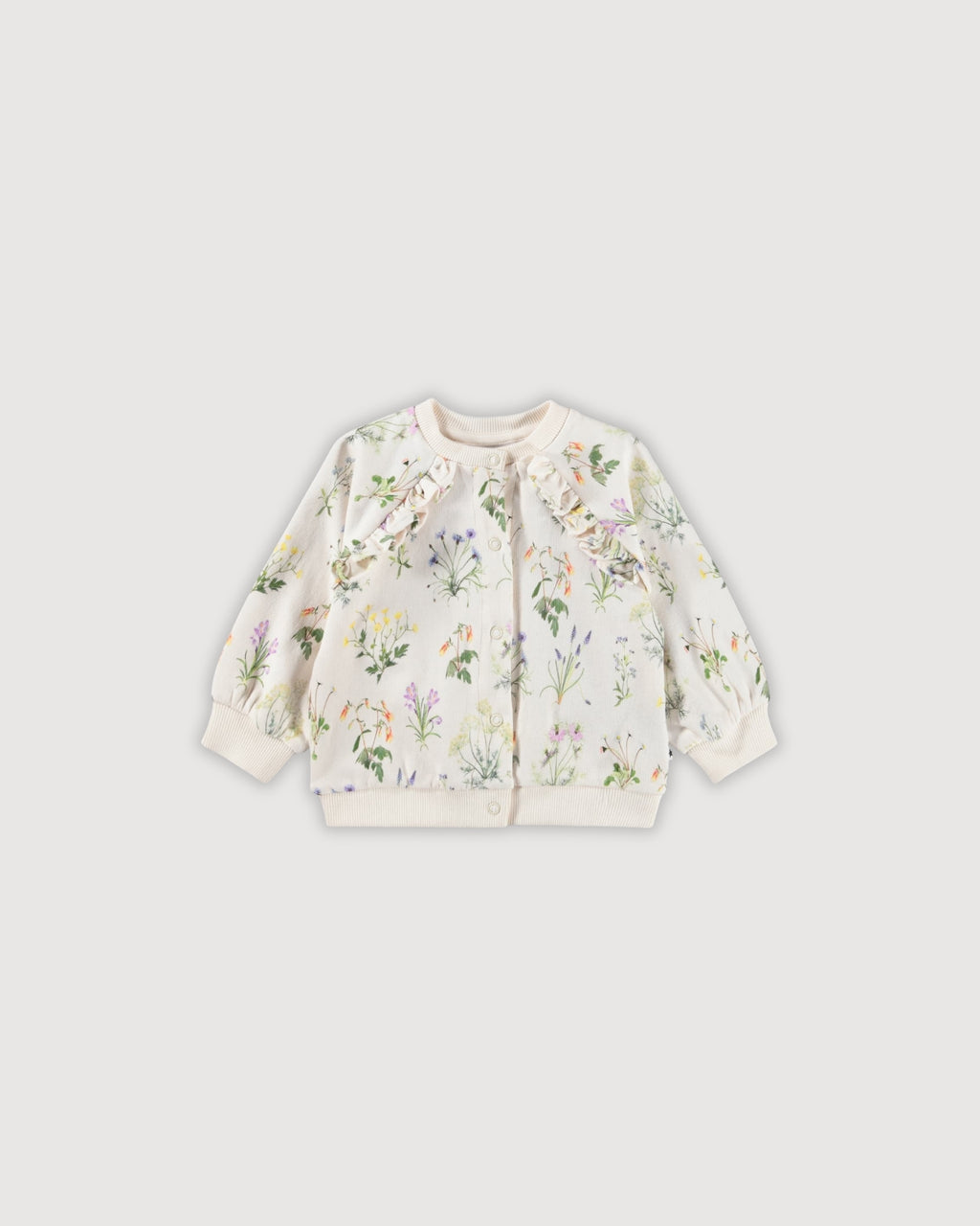 MOLO | felpa cardigan con stampa