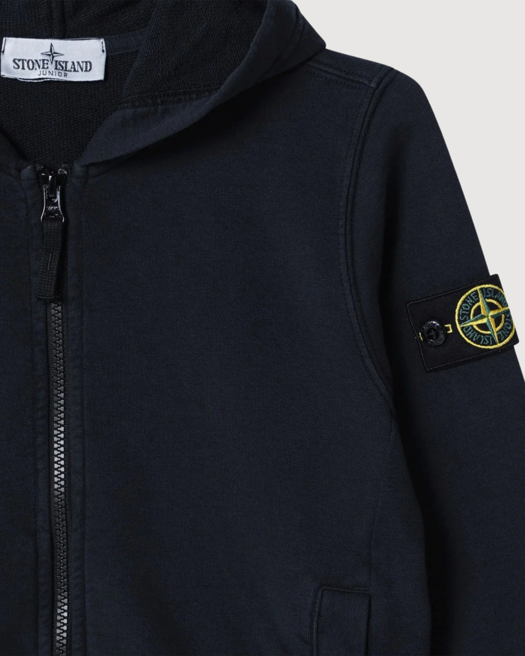STONE ISLAND | felpa con zip e cappuccio