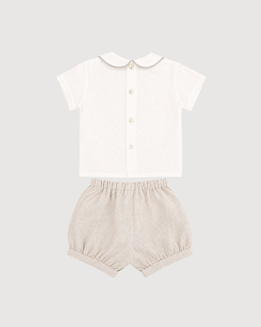 NICOLETTA FANNA | completo lino con bloomer