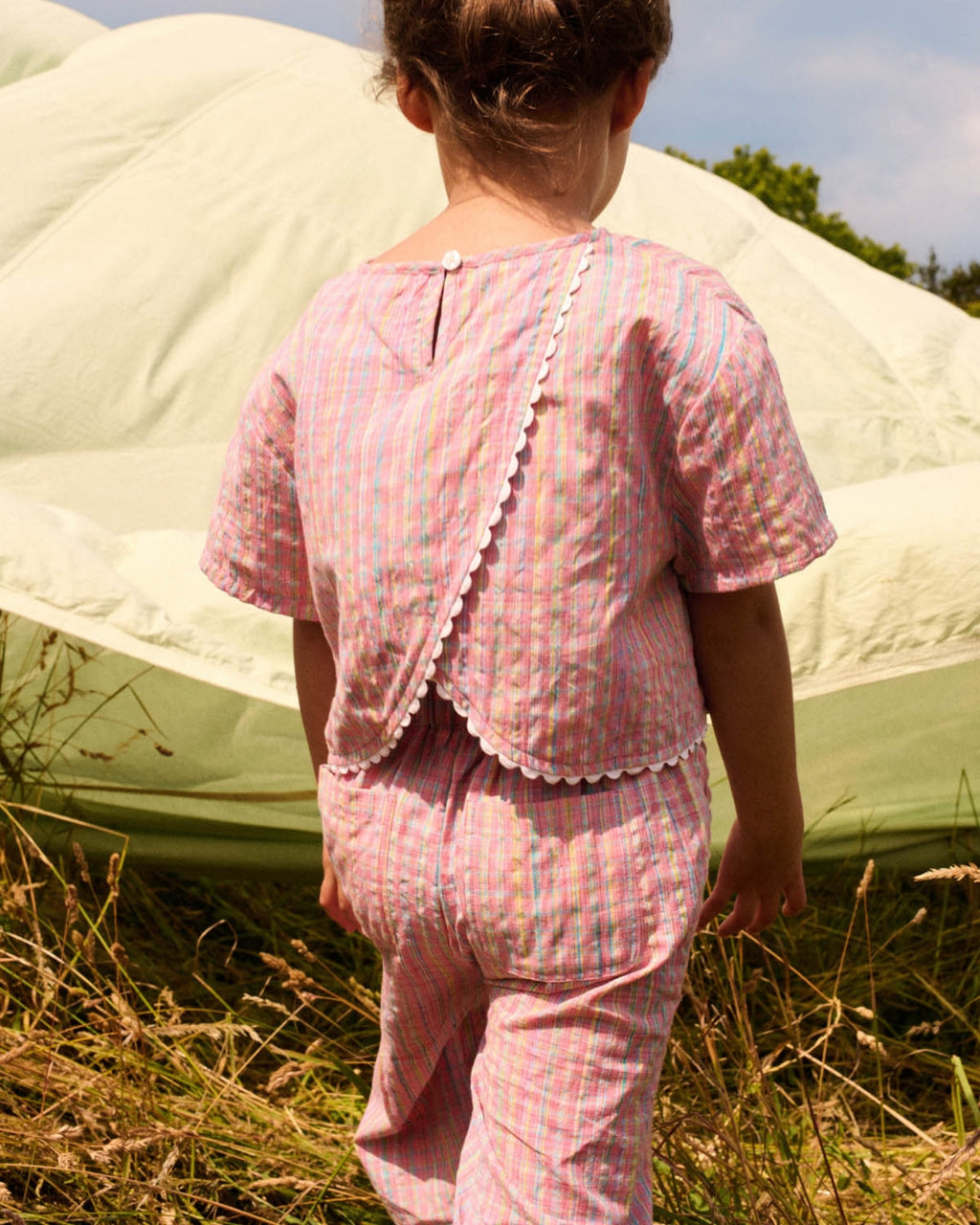 LOUISE MISHA | pantalone con ruches