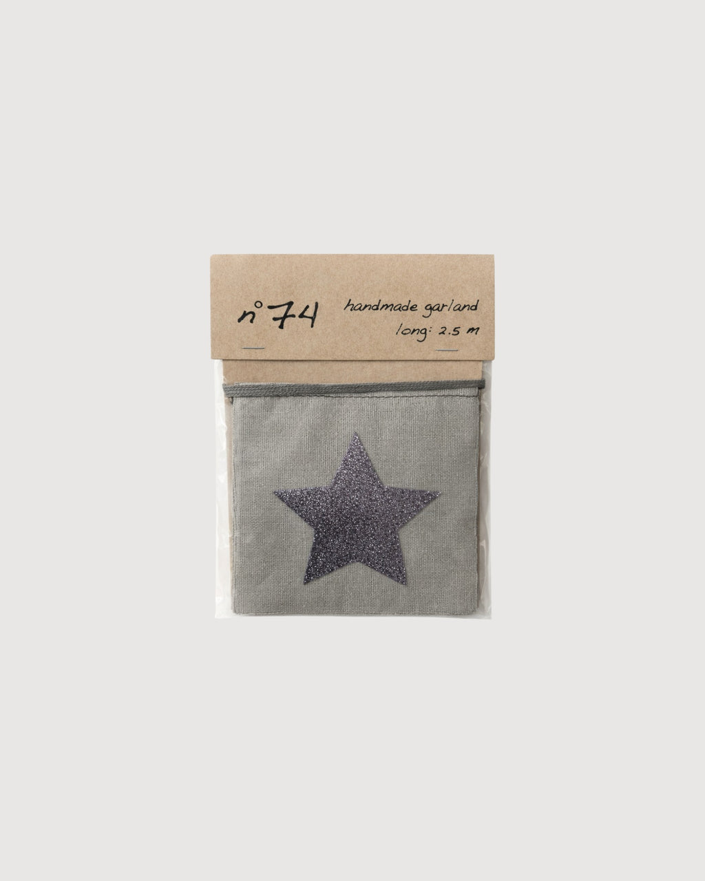 NUMERO 74 | ghirlanda tessuto con stelle glitter