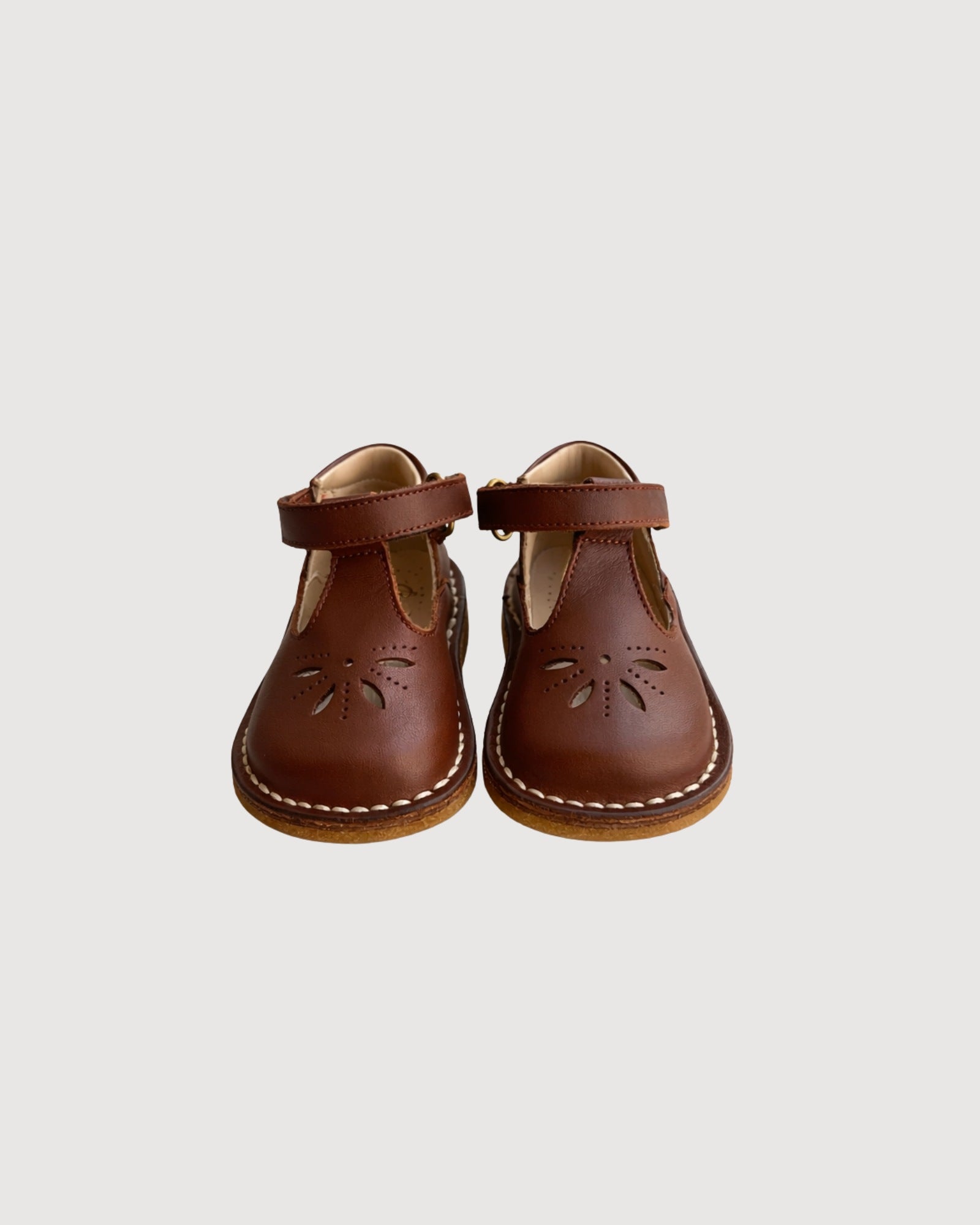 RAGAZZINI | sandalo primi passi strap giglio pelle