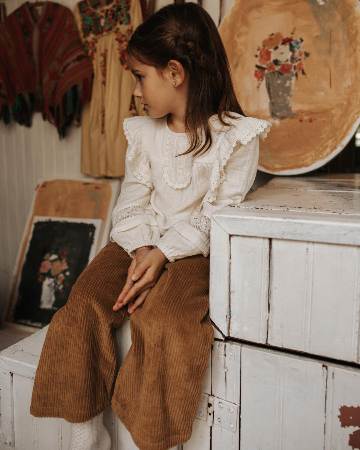 LOUISE MISHA | pantaloni a coste