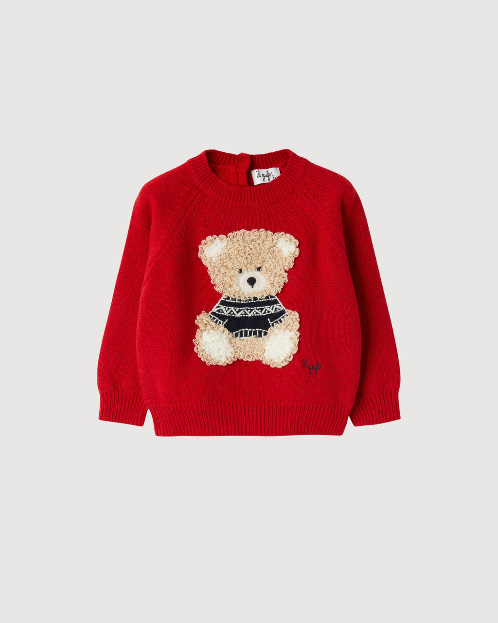 IL GUFO | maglione con orsetto