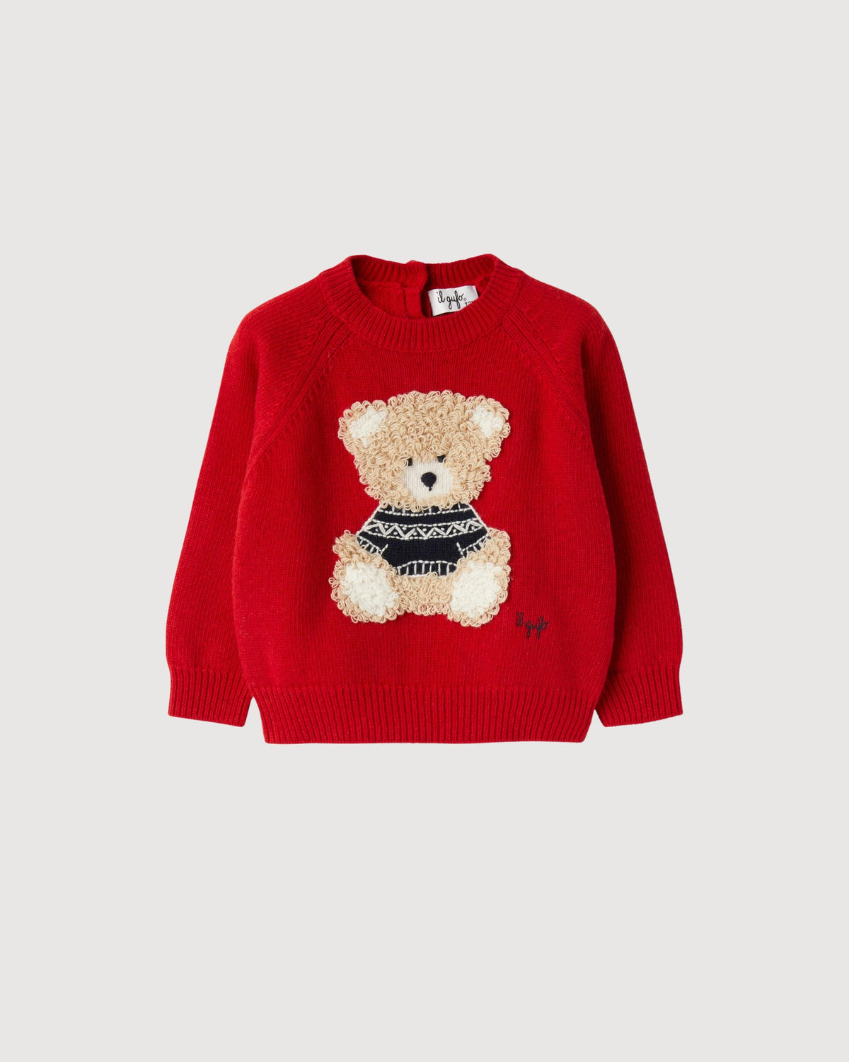 IL GUFO | maglione con orsetto