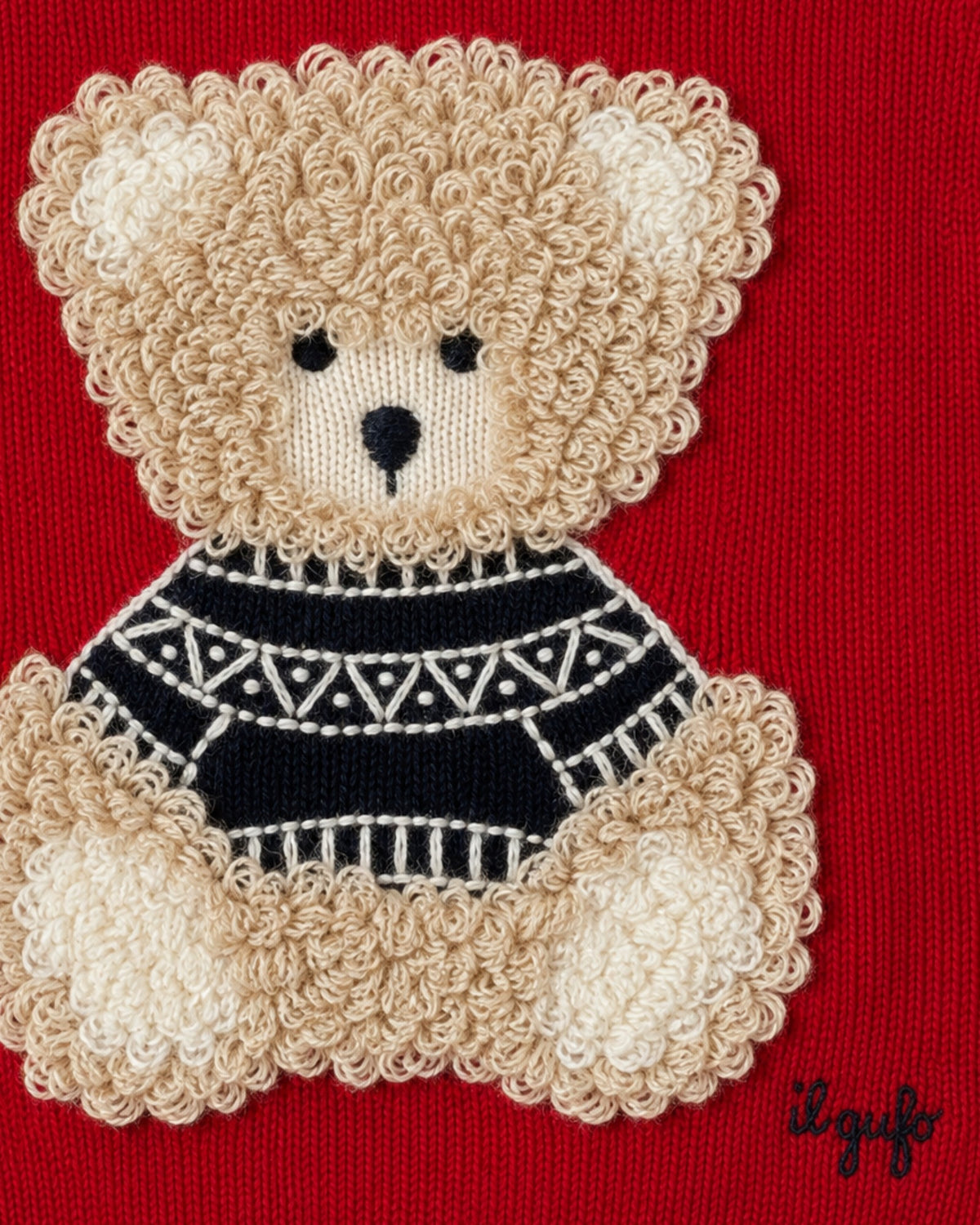IL GUFO | maglione con orsetto