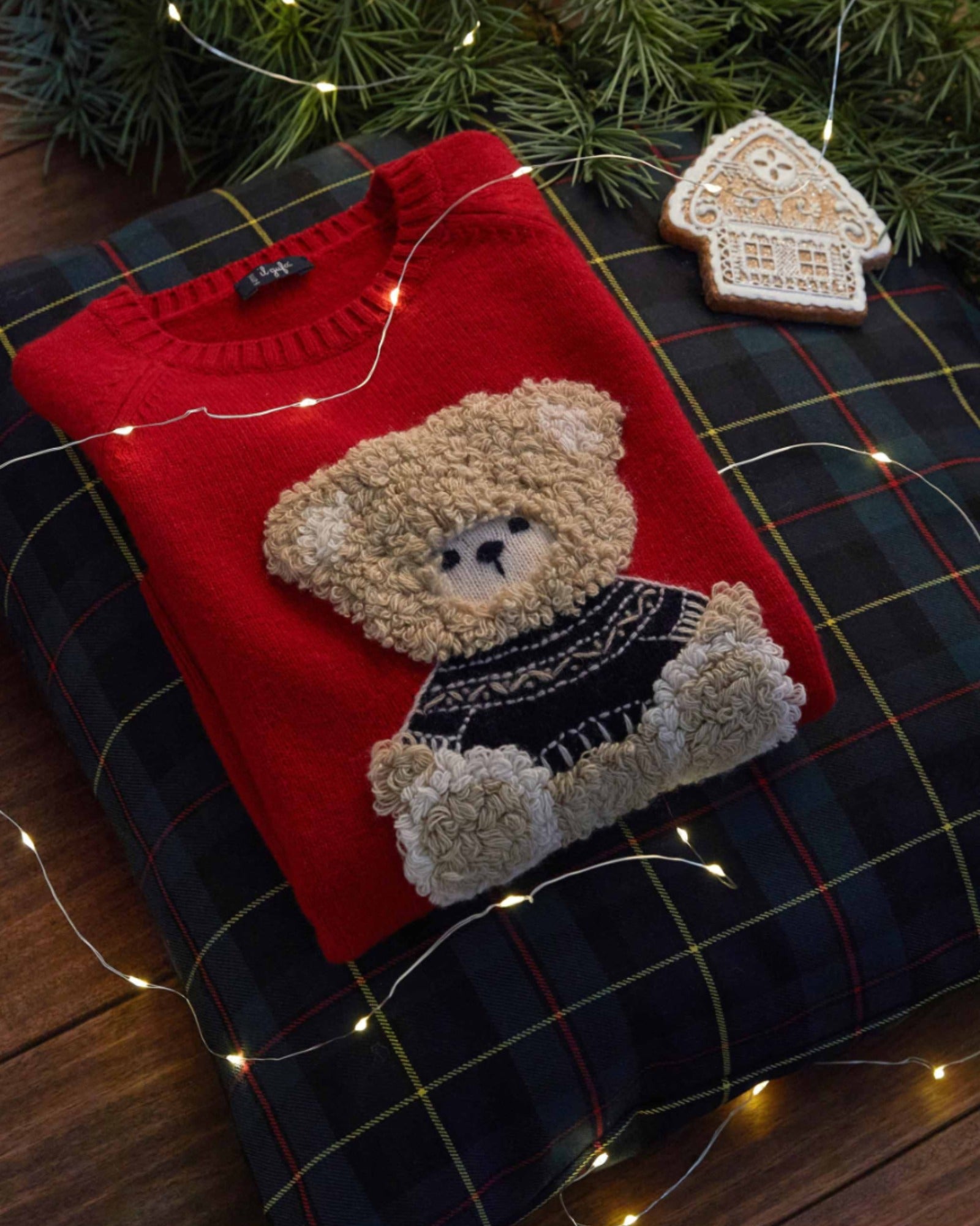 IL GUFO | maglione con orsetto