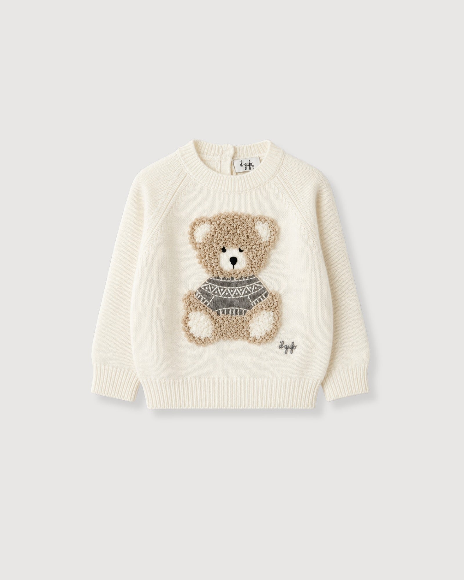IL GUFO | maglione con orsetto