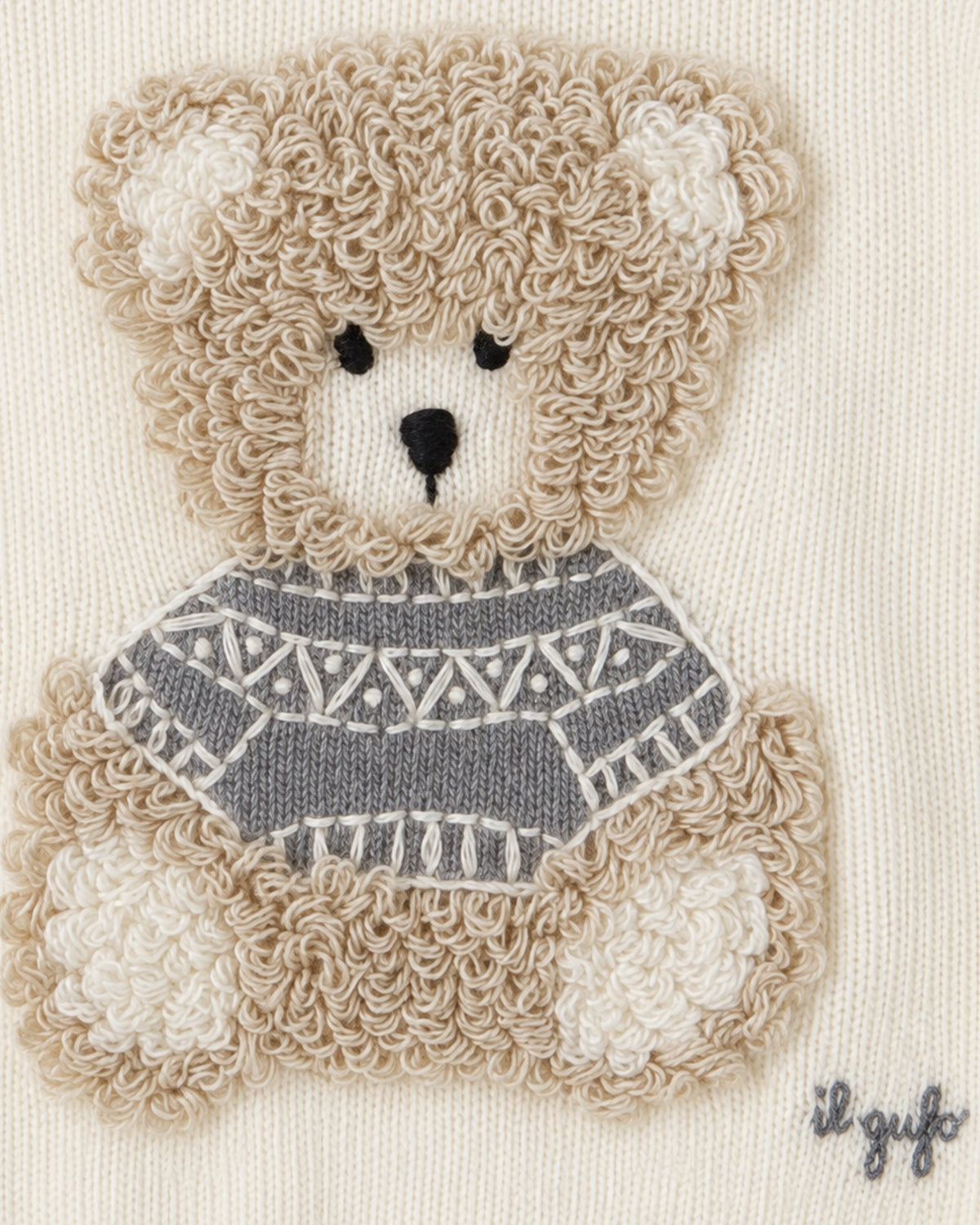 IL GUFO | maglione con orsetto
