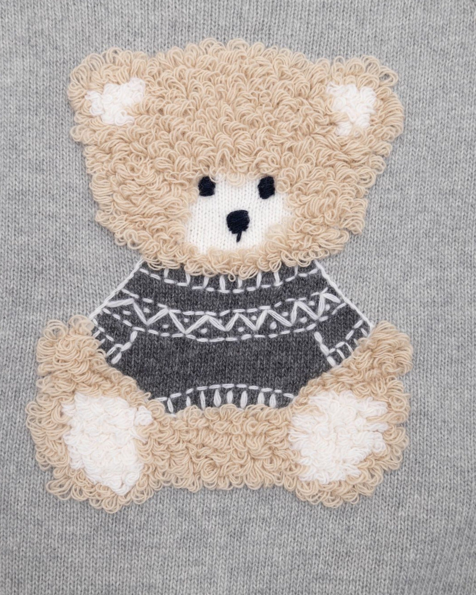 IL GUFO | maglione con orsetto