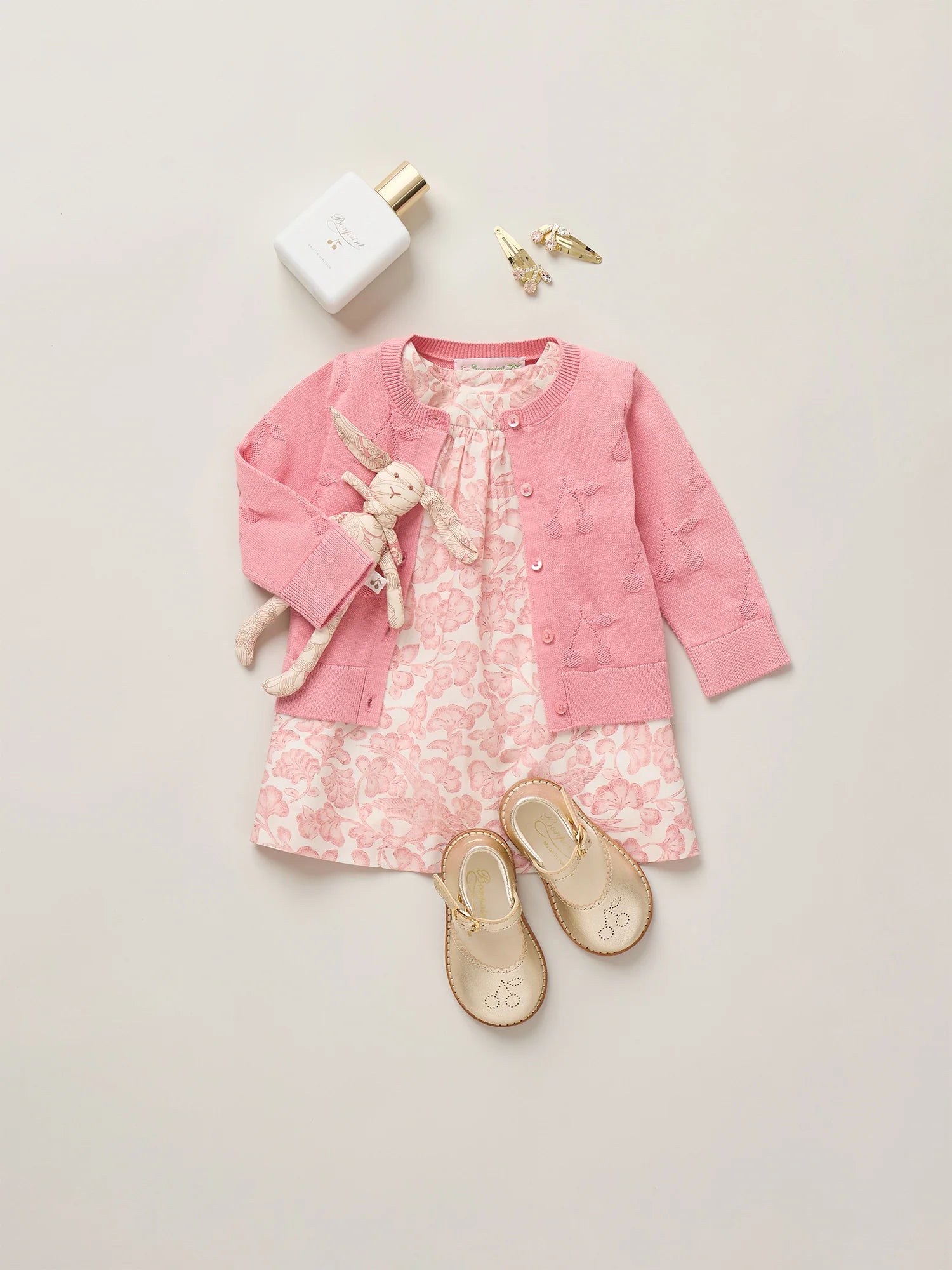 BONPOINT | cardigan motivo ciliegie