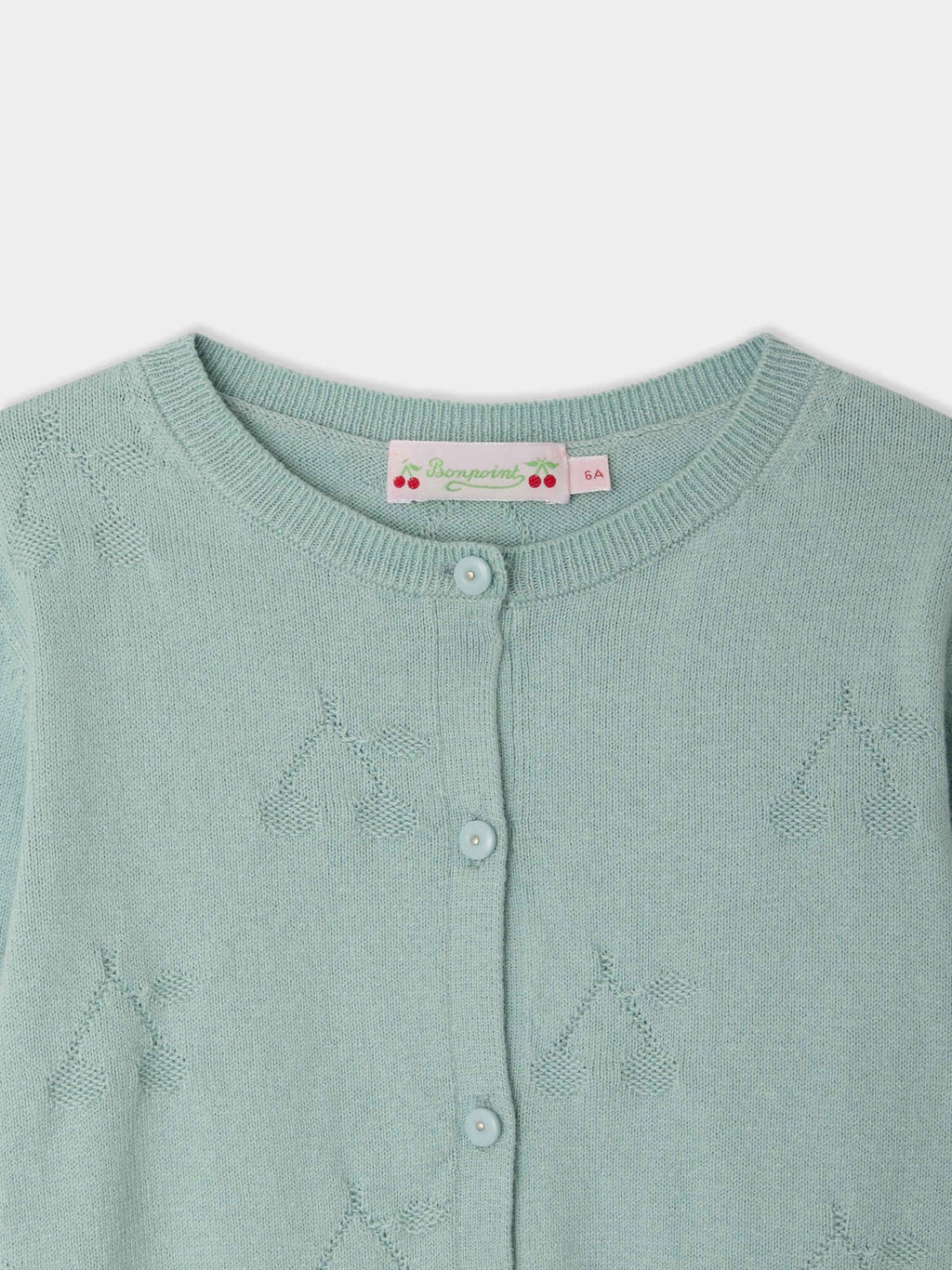 BONPOINT | cardigan motivo ciliegie