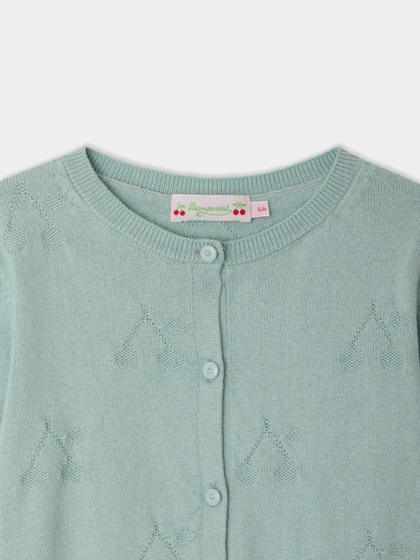 BONPOINT | cardigan motivo ciliegie