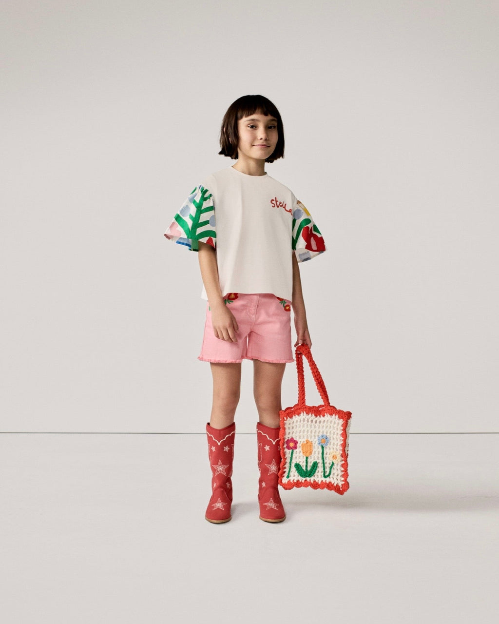 STELLA McCARTNEY | shorts con ricamo
