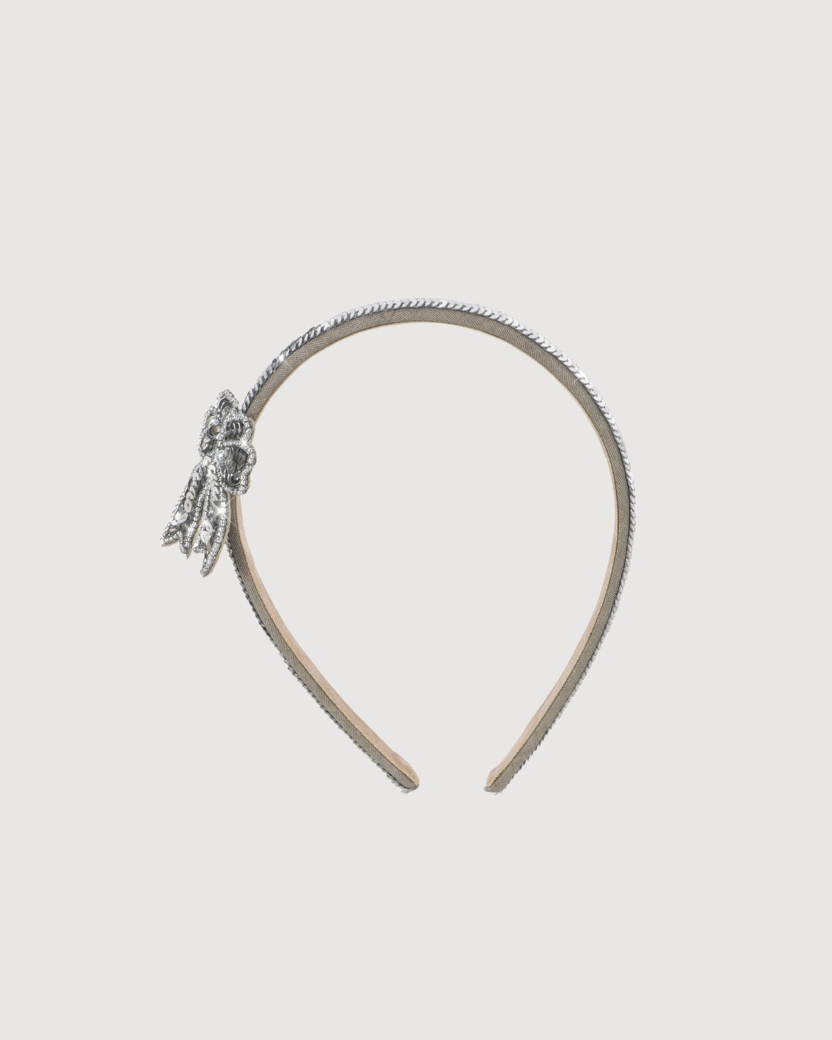 KONGES SLOJD | cerchietto fiocco paillettes