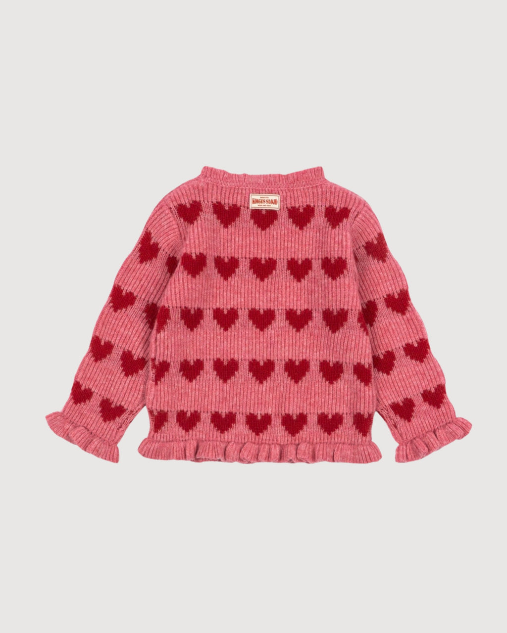 KONGES SLOJD | maglione con cuori jacquard