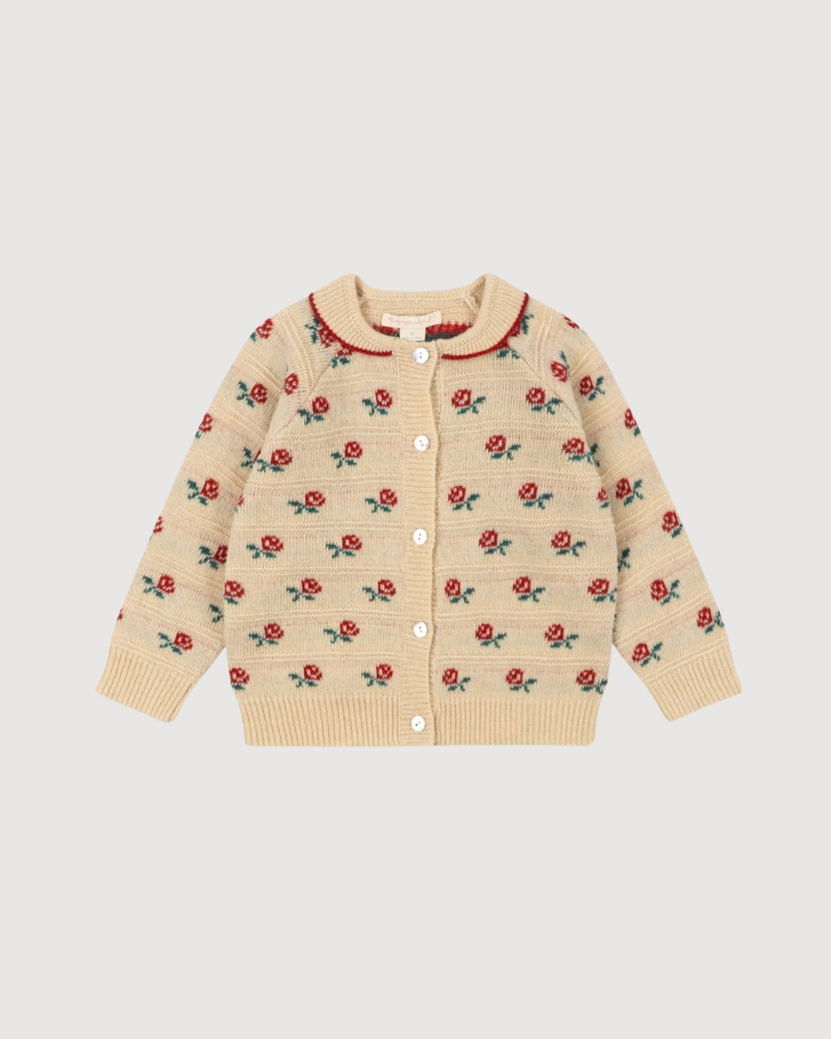 KONGES SLOJD | cardigan roselline jacquard