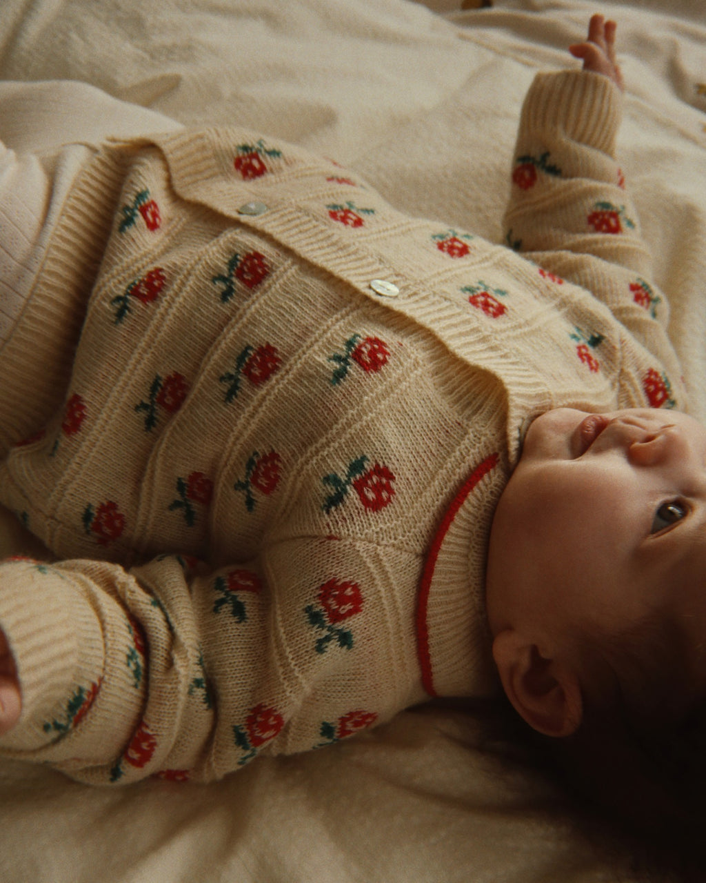 KONGES SLOJD | cardigan roselline jacquard