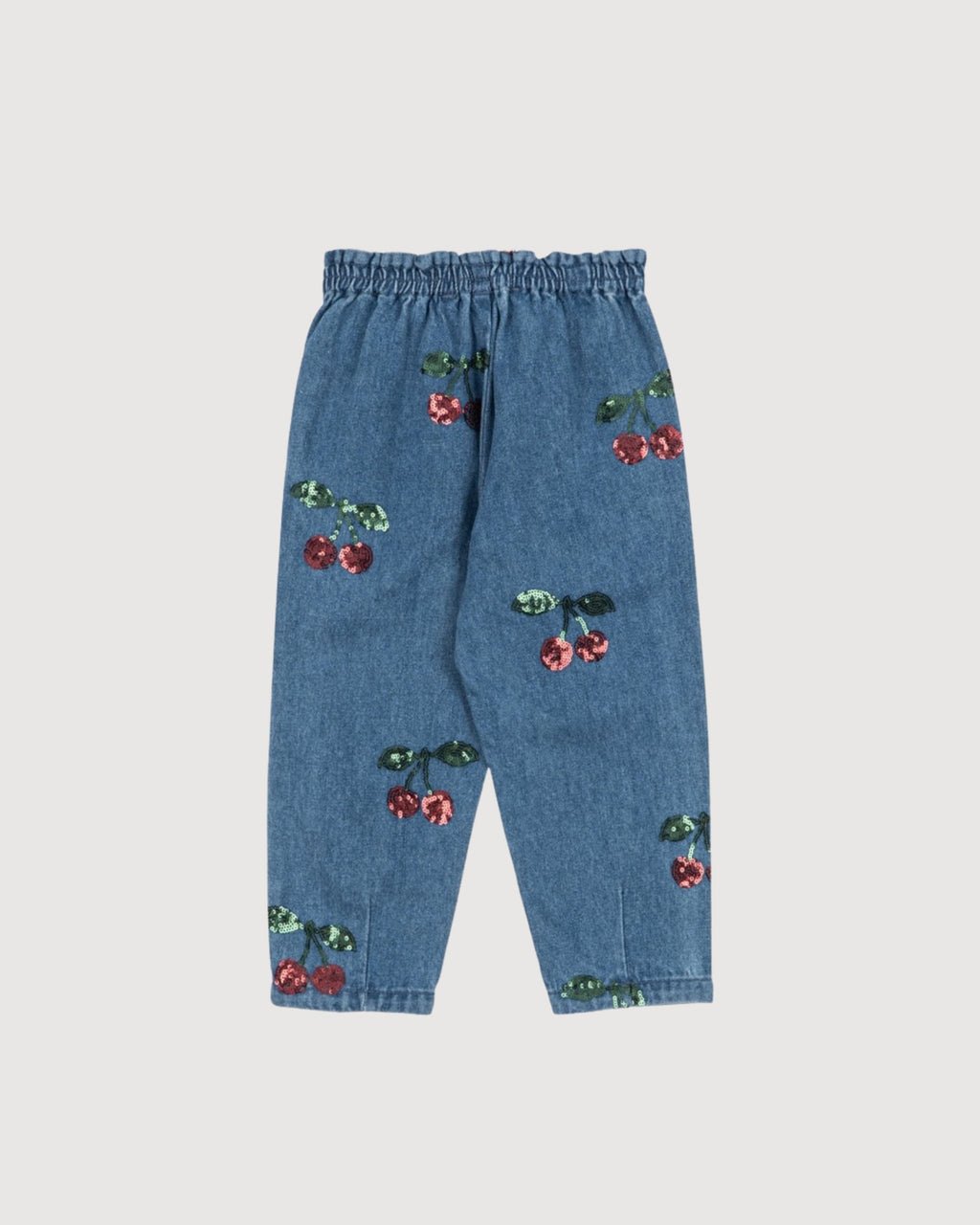 KONGES SLOJD | jeans con ciliegie di paillettes